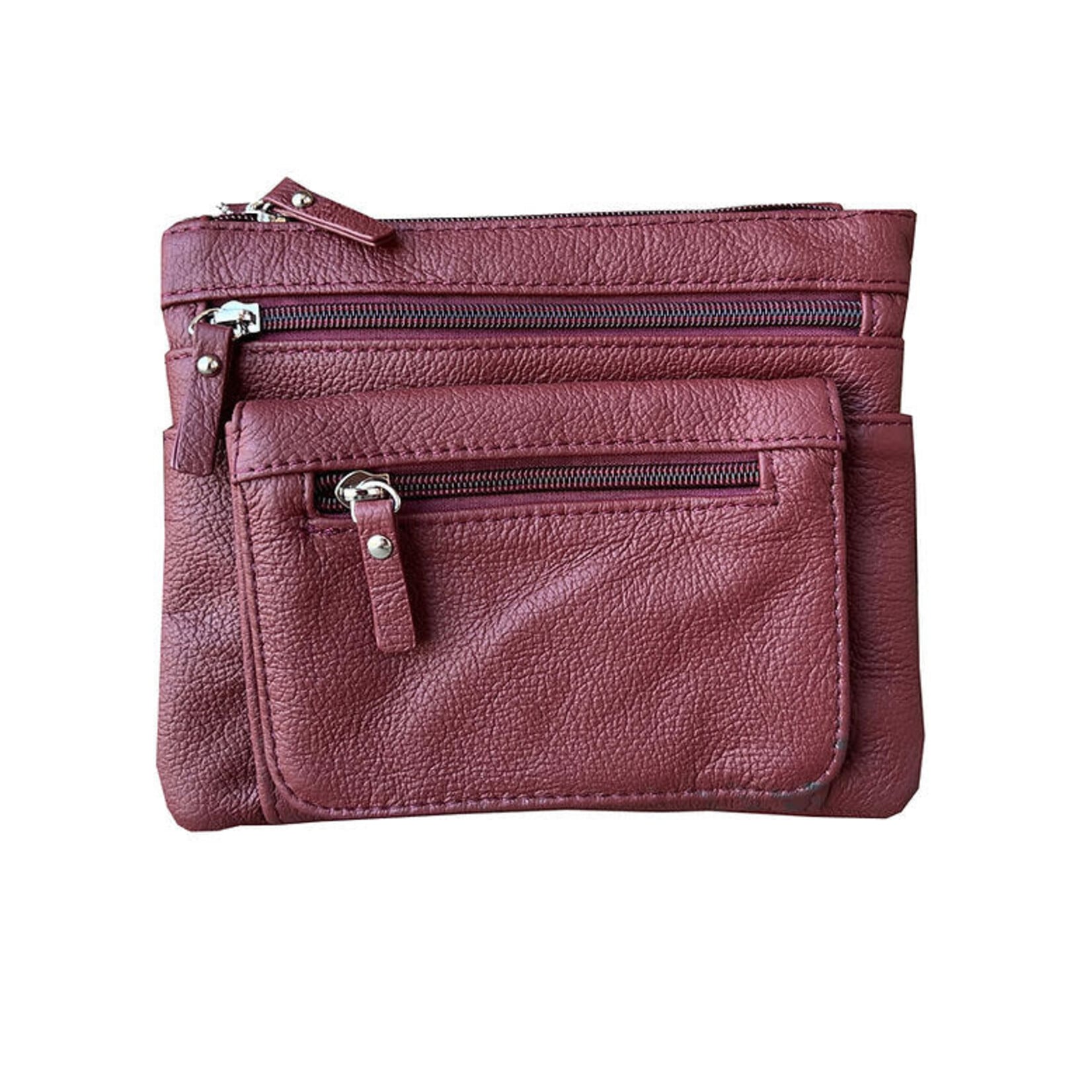 R Leathers 3097XL WN - Crossbody Belt Loop Clip - Wine