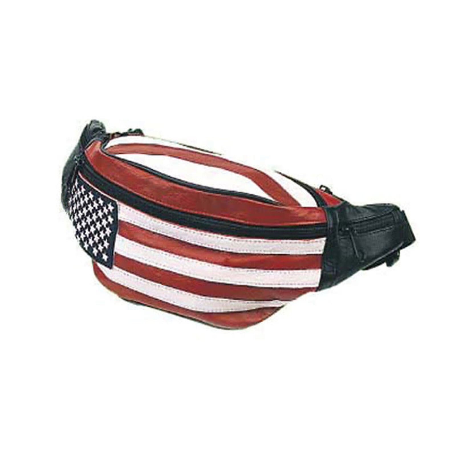 R Leathers 7076 S USA Hip Pack - USA Flag