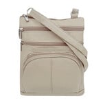 R Leathers RM004 CM - Cream - Cowhide Leather Crossbody
