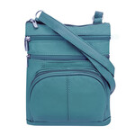 R Leathers RM004L TQ - Turquoise - Cowhide Leather Crossbody