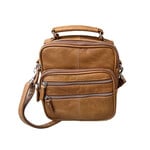 R Leathers RM005A LBN - Light Brown - Cowhide Leather Crossbody
