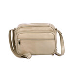 R Leathers RM019A CM - Cream - Cowhide Leather Crossbody / Shoulder Bag