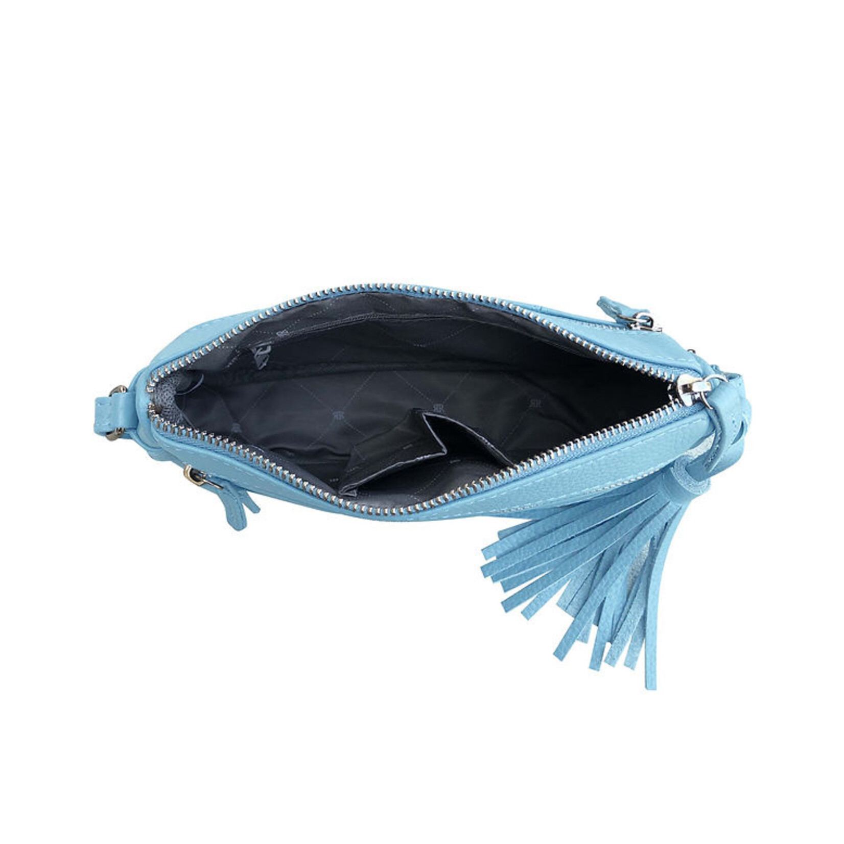 R Leathers RM509 BK - Black - Cowhide Leather Crossbody / Shoulder Bag