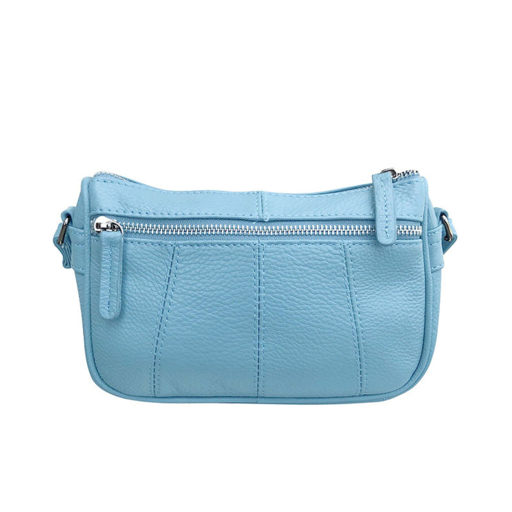 R Leathers RM509 WN - Wine - Cowhide Leather Crossbody / Shoulder Bag