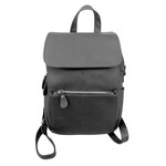 R Leathers W003 BK - Cowhide Leather Backpack - Black