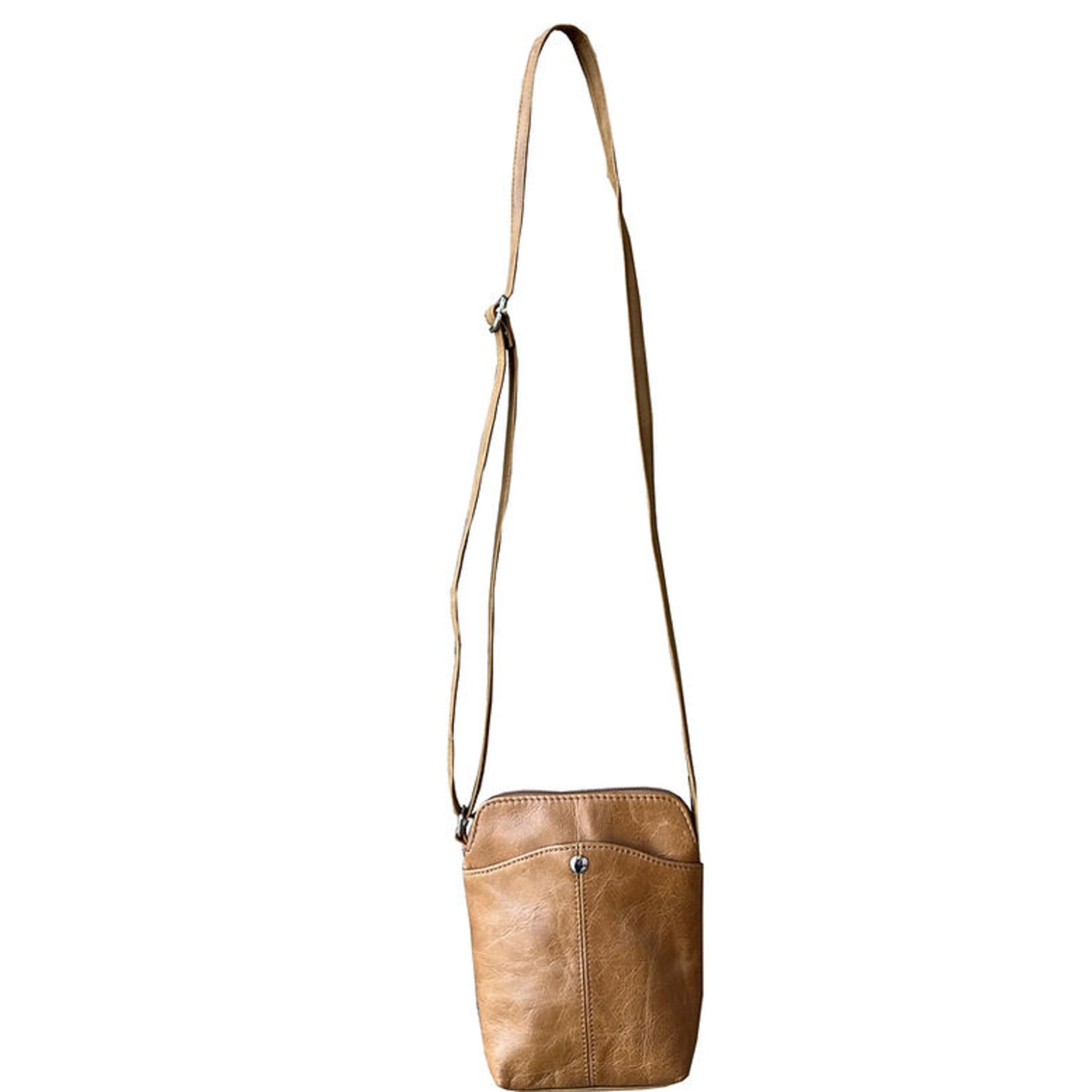 R Leathers W026 BK - Cowhide Women Mini Crossbody Shoulder Bag - Black