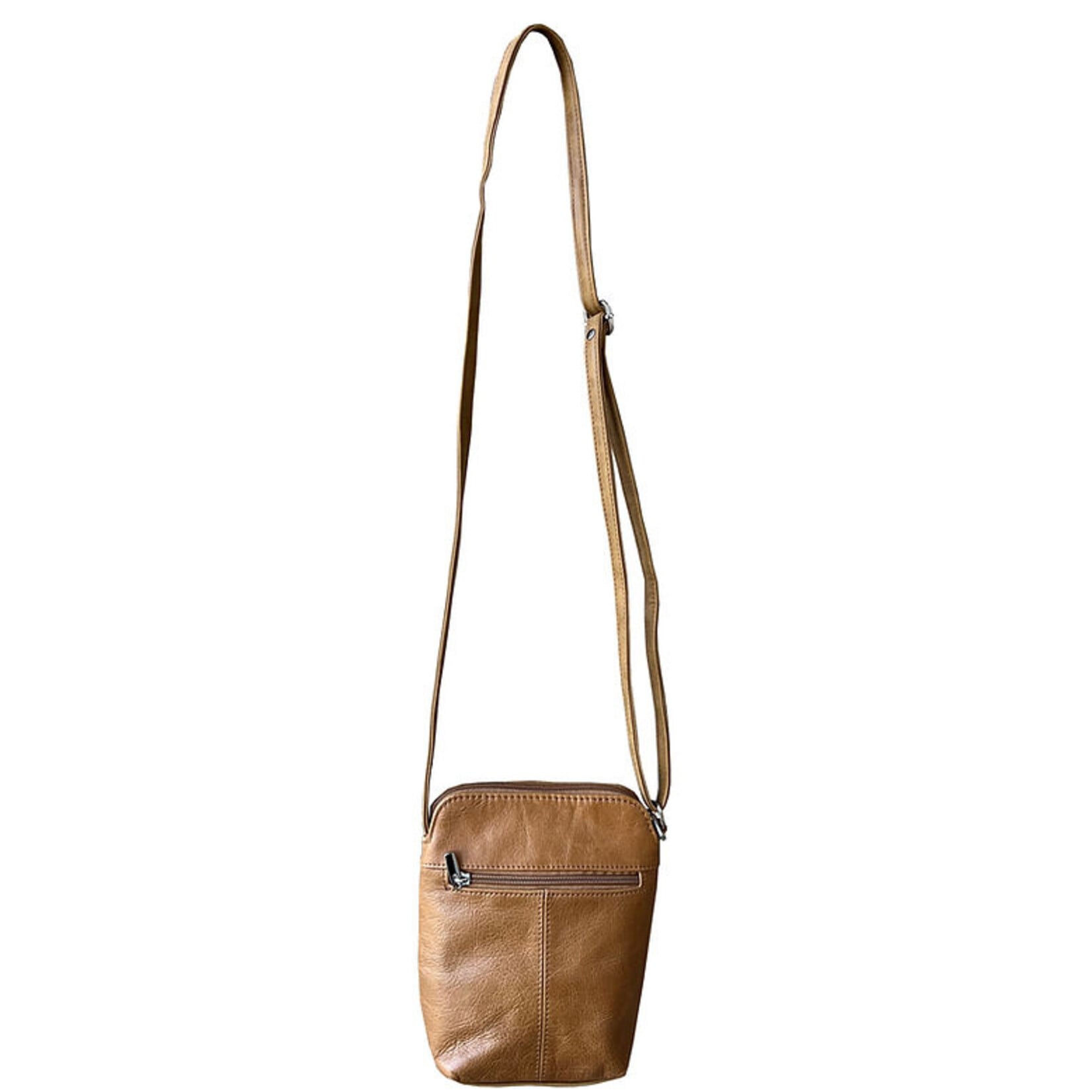 R Leathers W026 BK - Cowhide Women Mini Crossbody Shoulder Bag - Black
