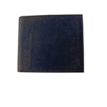R Leathers 3130 RF BN - Brown - Top Vintage Cowhide Leather Bi-Fold Wallet