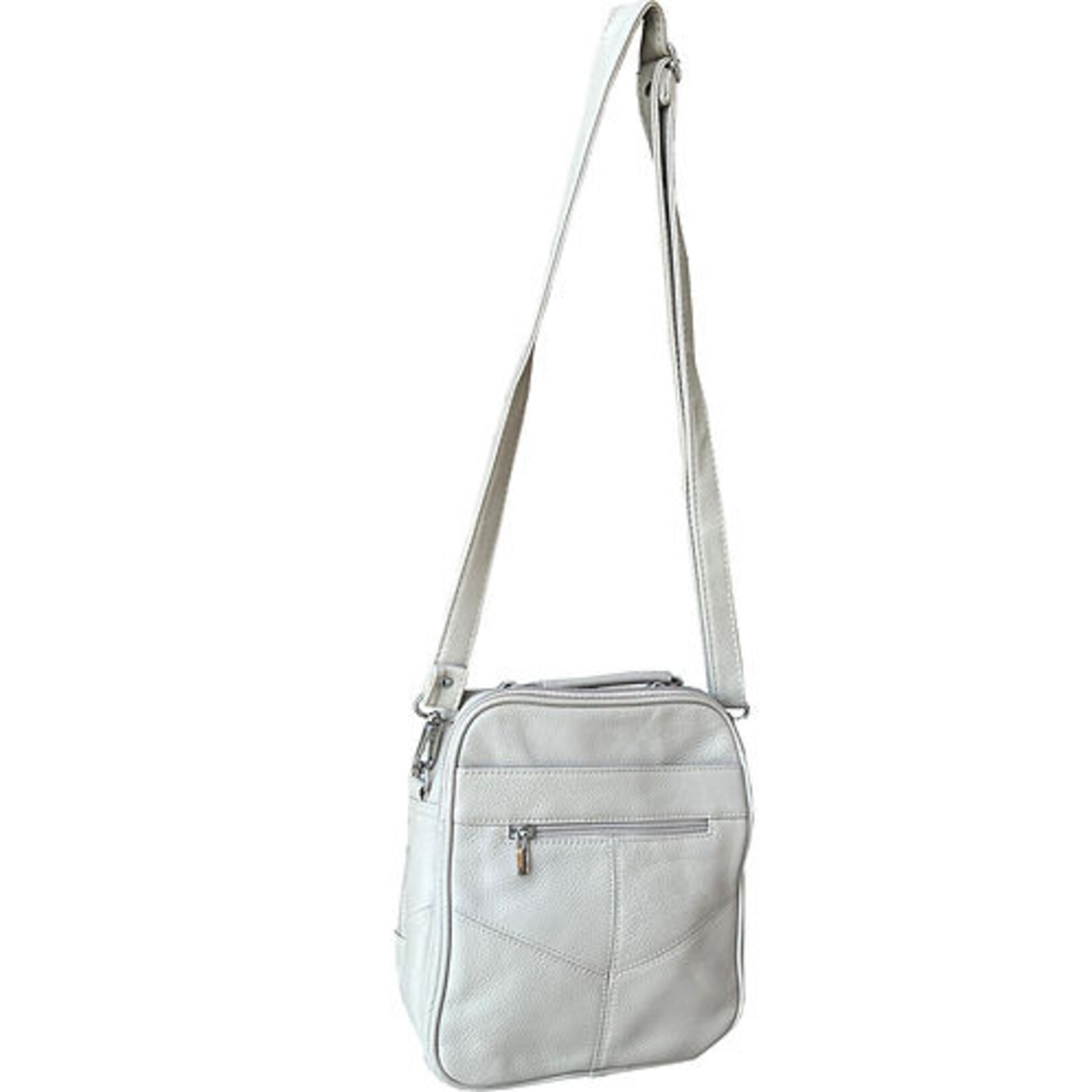 R Leathers 3751 BN - Brown - Cowhide Leather Crossbody