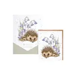 Wrendale Designs ANCP016 Love and Hedgehugs Hedgehog Notecard Set