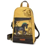 Chala Canvas Sling Bag - Horse Brown