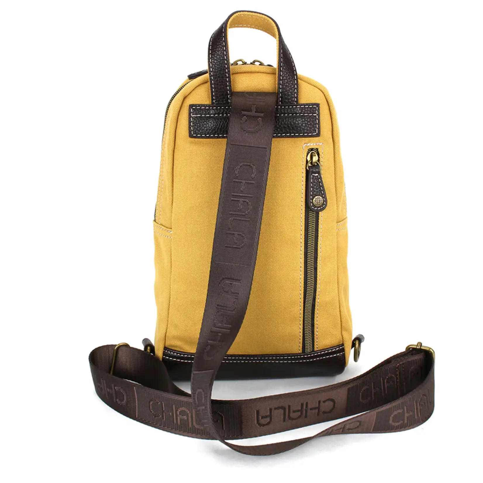 Chala Canvas Sling Bag - Horse Brown