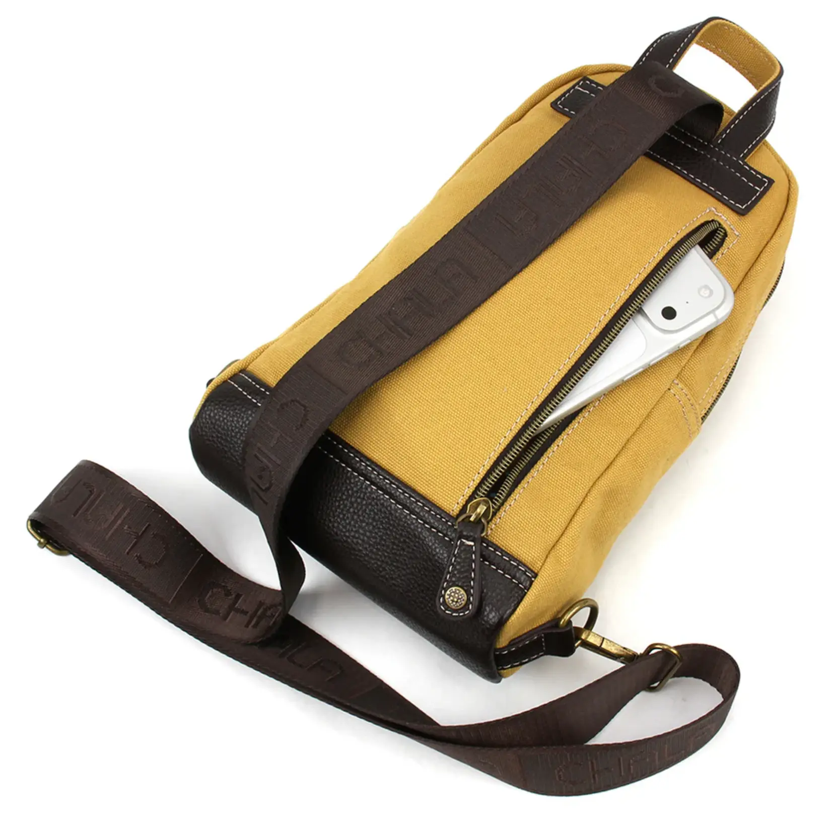 Chala Canvas Sling Bag - Horse Brown