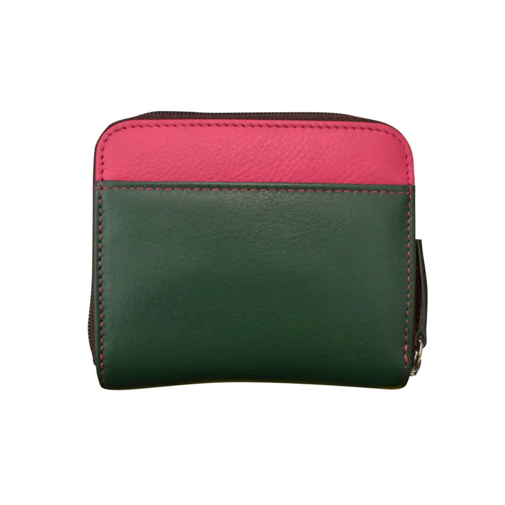 Leather Handbags and Accessories 6239 Forest Multi - Small Pocket Wallet