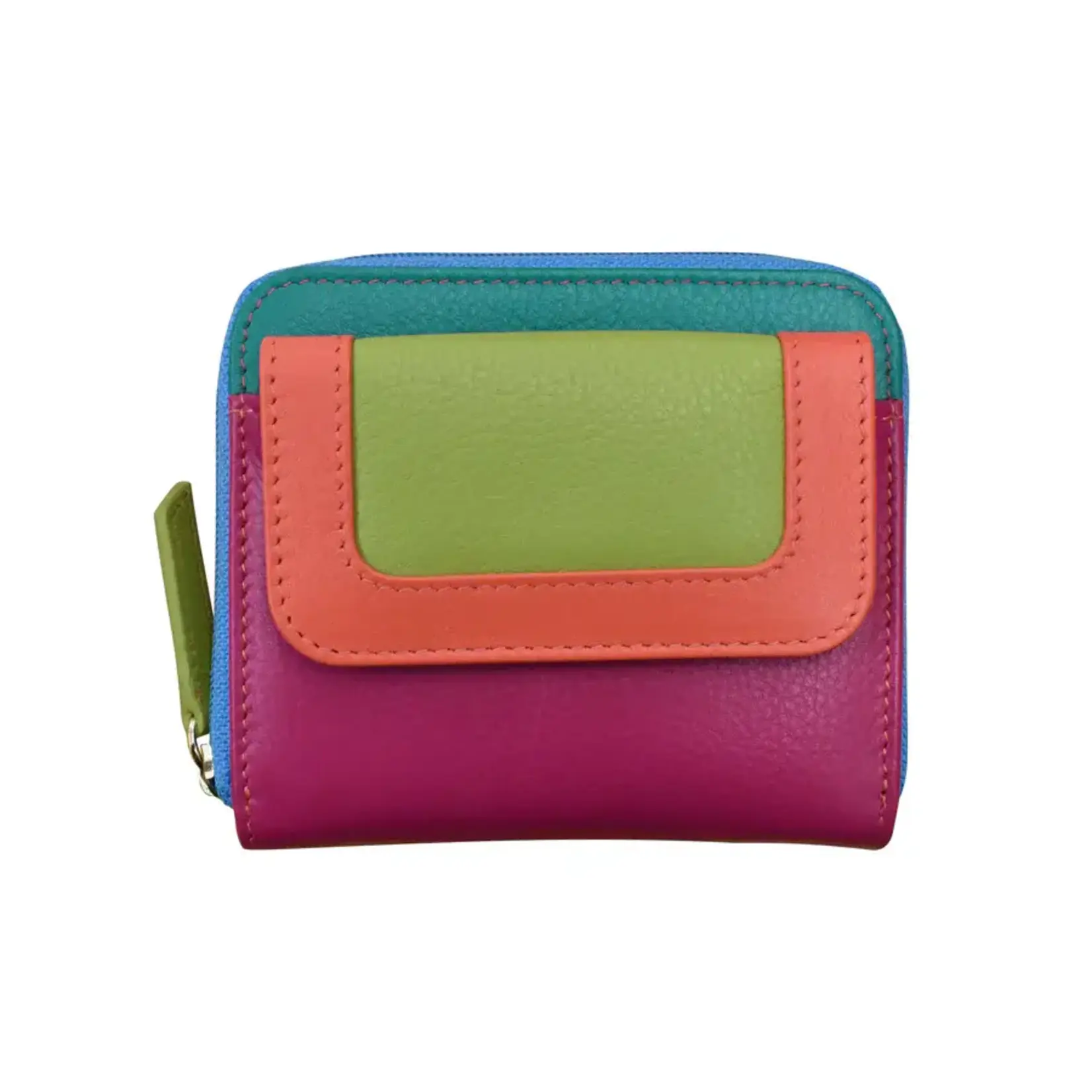 Leather Handbags and Accessories 6239 Paradise Multi - Small Pocket Wallet