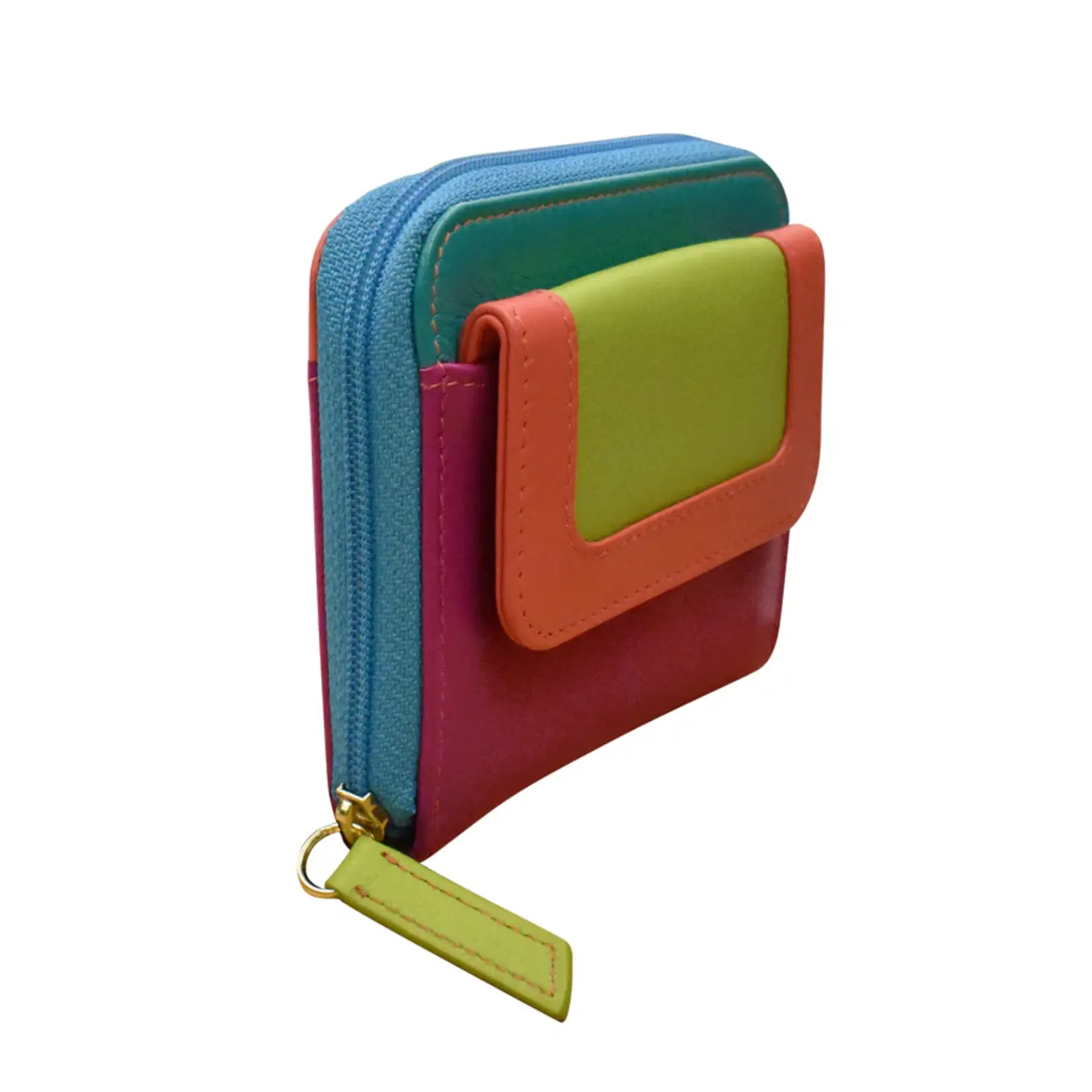 Leather Handbags and Accessories 6239 Paradise Multi - Small Pocket Wallet
