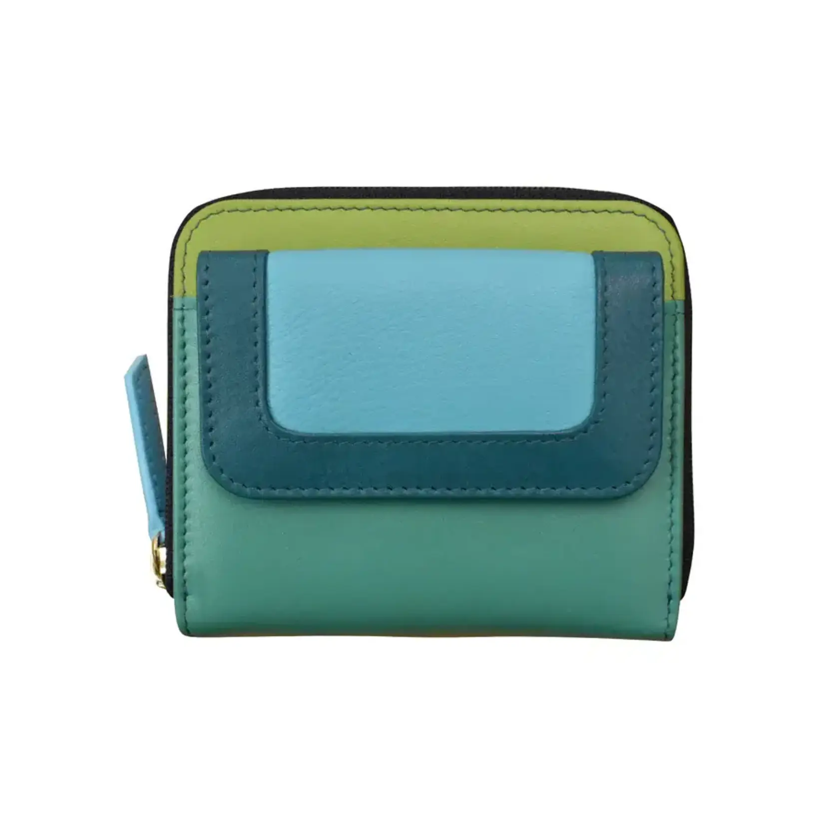 Leather Handbags and Accessories 6239 Serenity Multi - Small Pocket Wallet