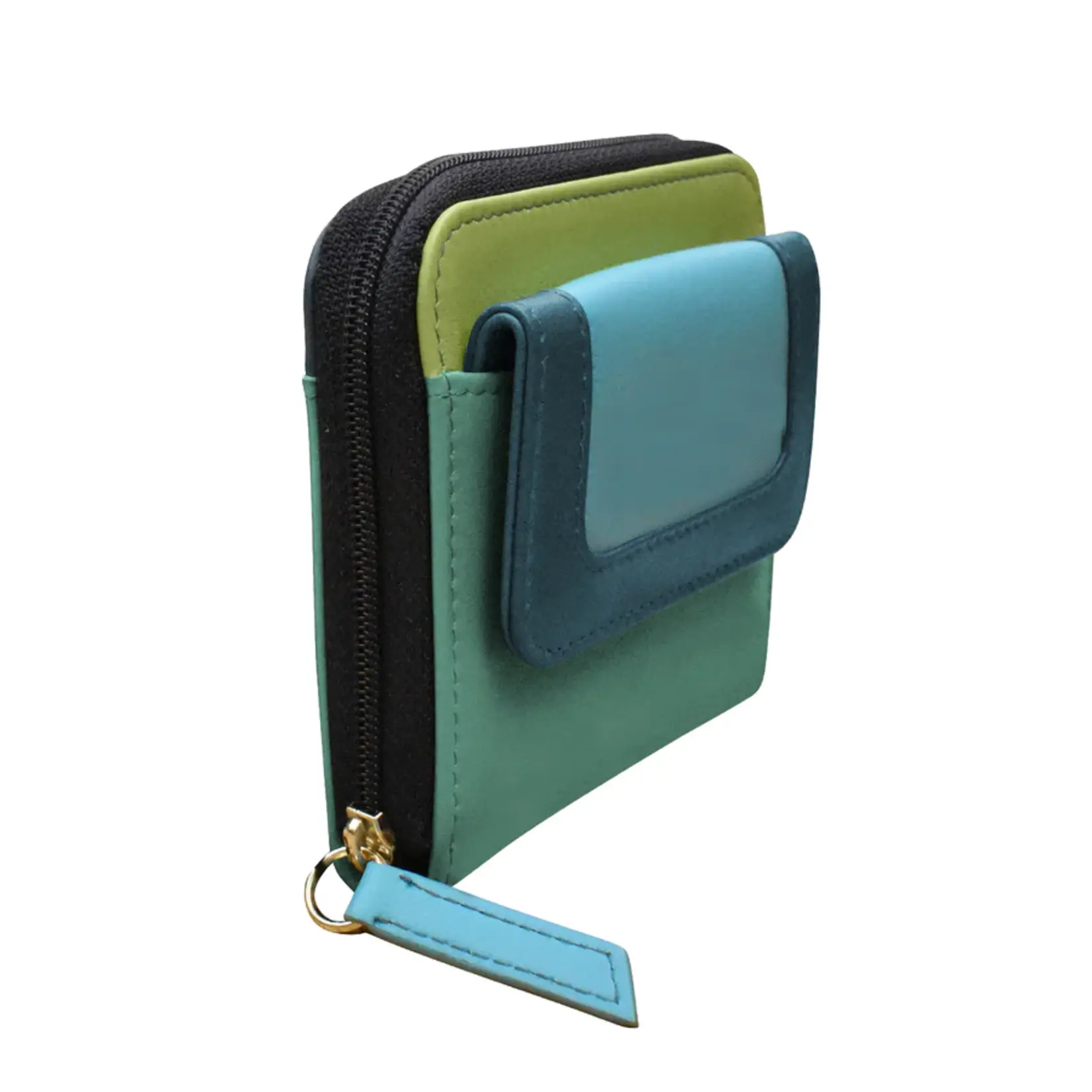 Leather Handbags and Accessories 6239 Serenity Multi - Small Pocket Wallet