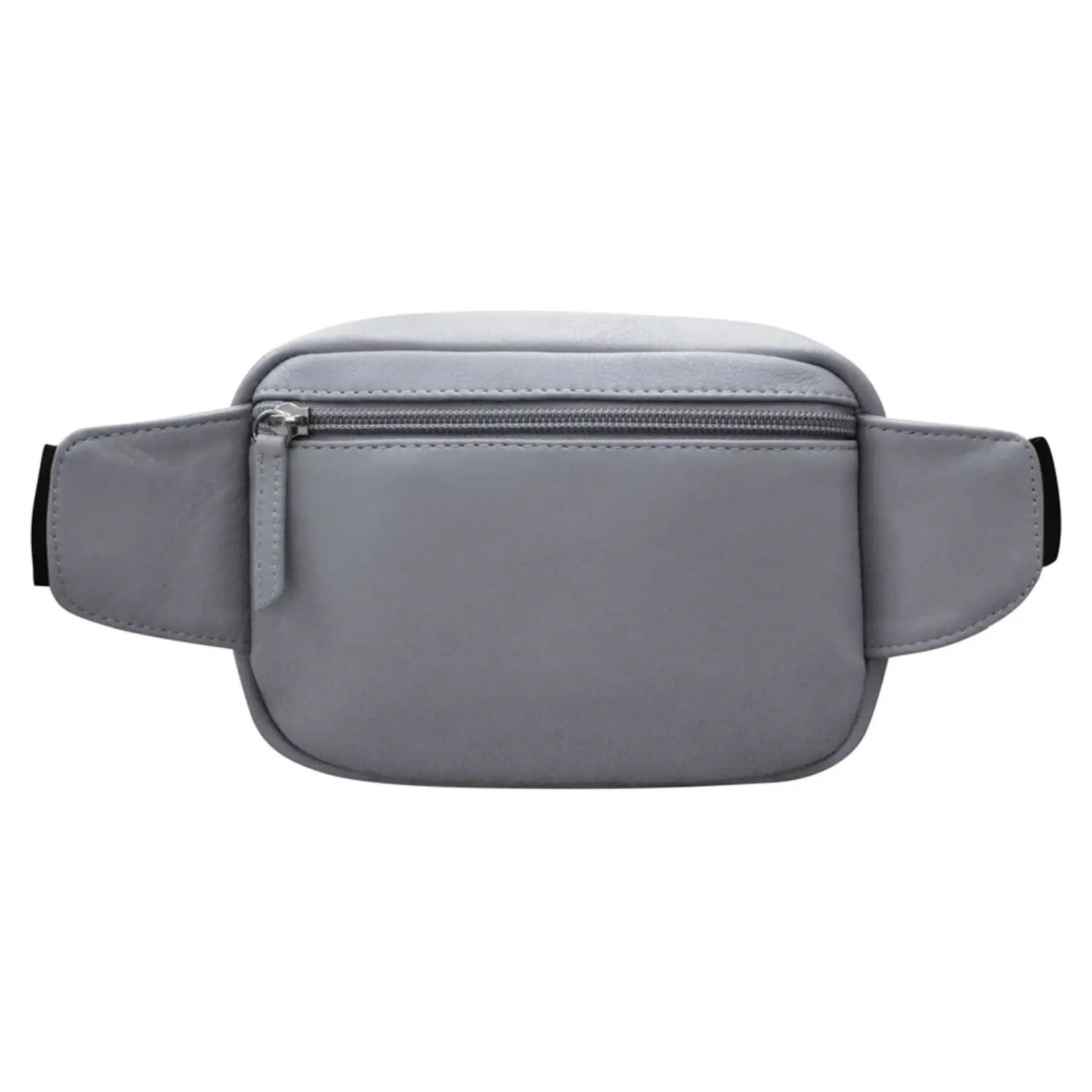 Leather Handbags and Accessories 6243 Cool Grey - Zip Belt Bag