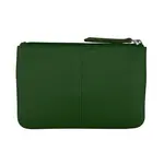 Leather Handbags and Accessories 6413 Hunter Green - Coin Holder with Key Ring