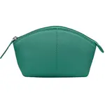 Leather Handbags and Accessories 6480 Aqua - Leather Cosmetic Case