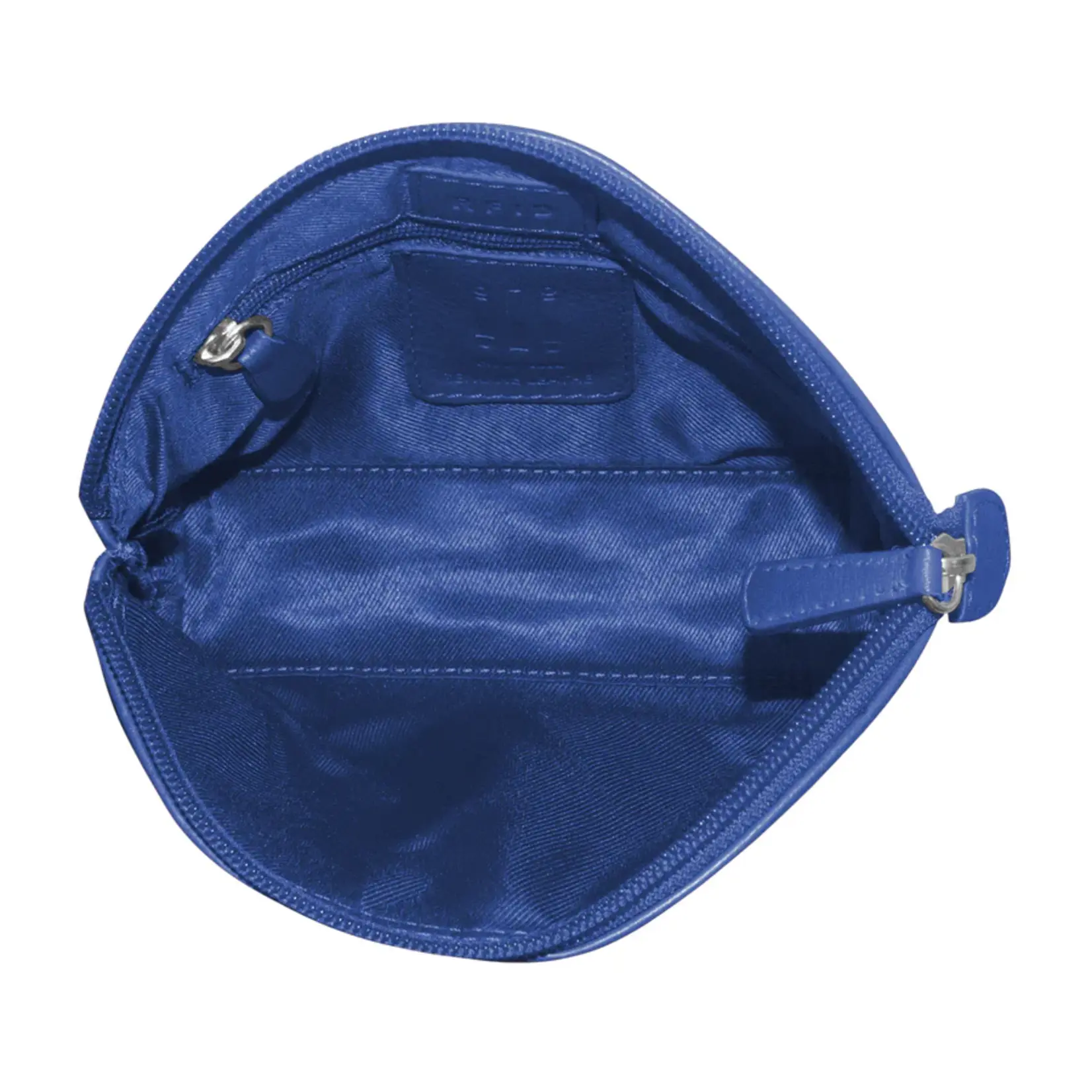Leather Handbags and Accessories 6480 Cobalt - Leather Cosmetic Case