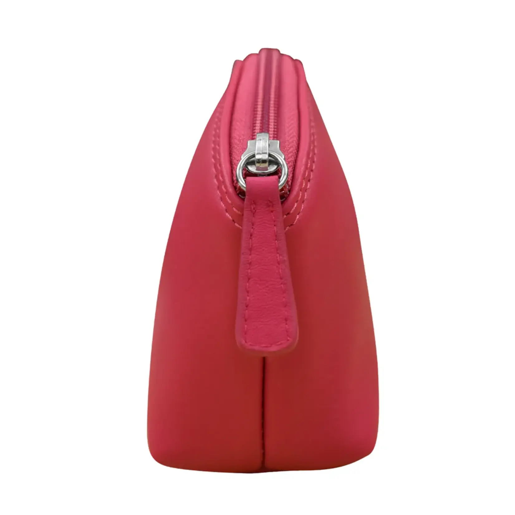Leather Handbags and Accessories 6480 Indian Pink - Leather Cosmetic Case