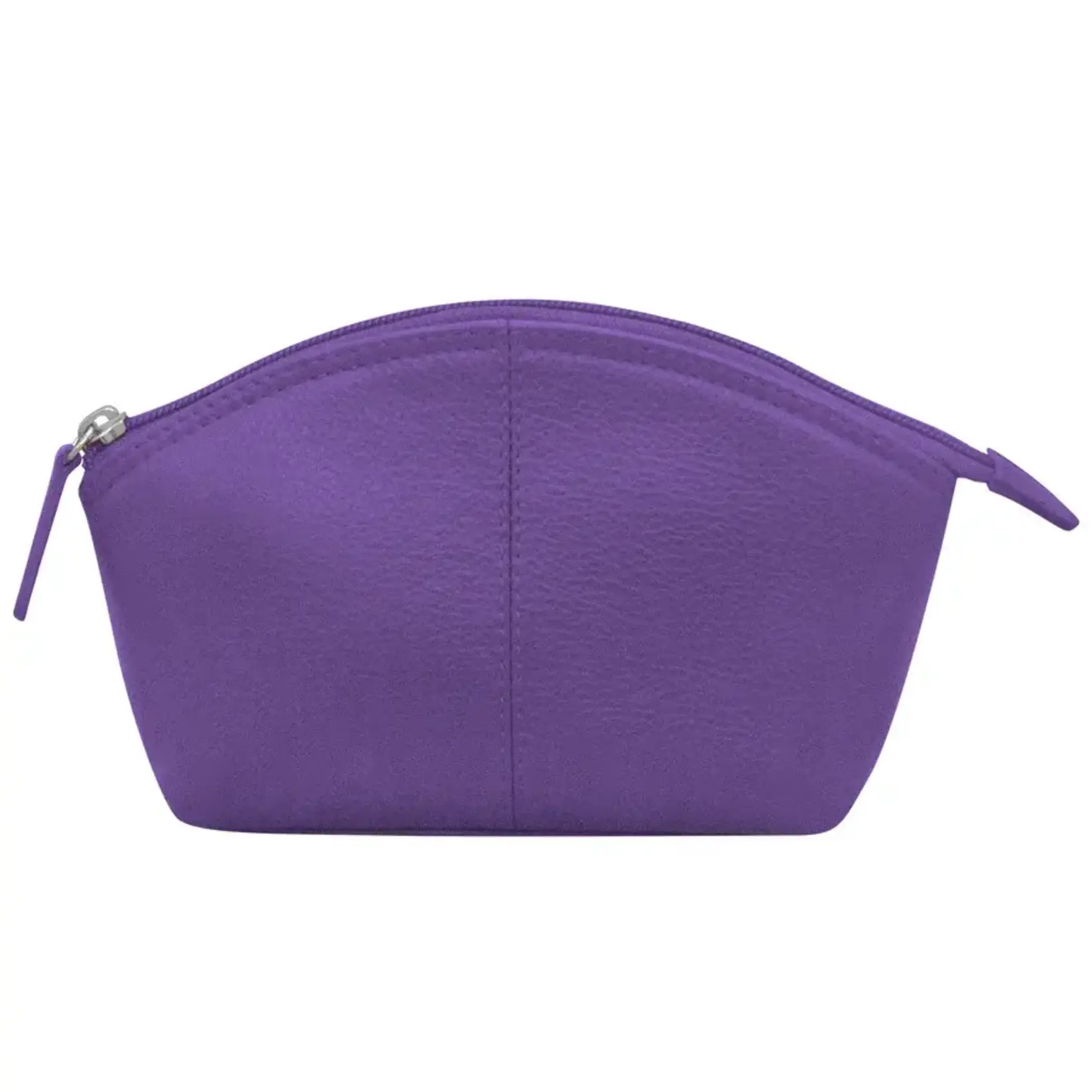 Leather Handbags and Accessories 6480 Purple - Leather Cosmetic Case