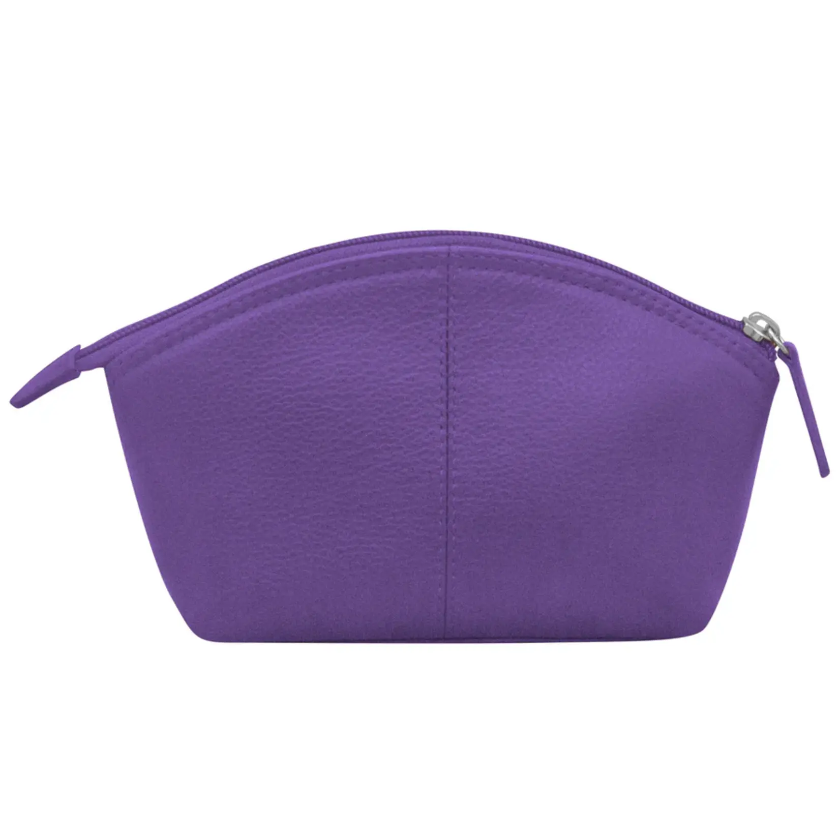 Leather Handbags and Accessories 6480 Purple - Leather Cosmetic Case