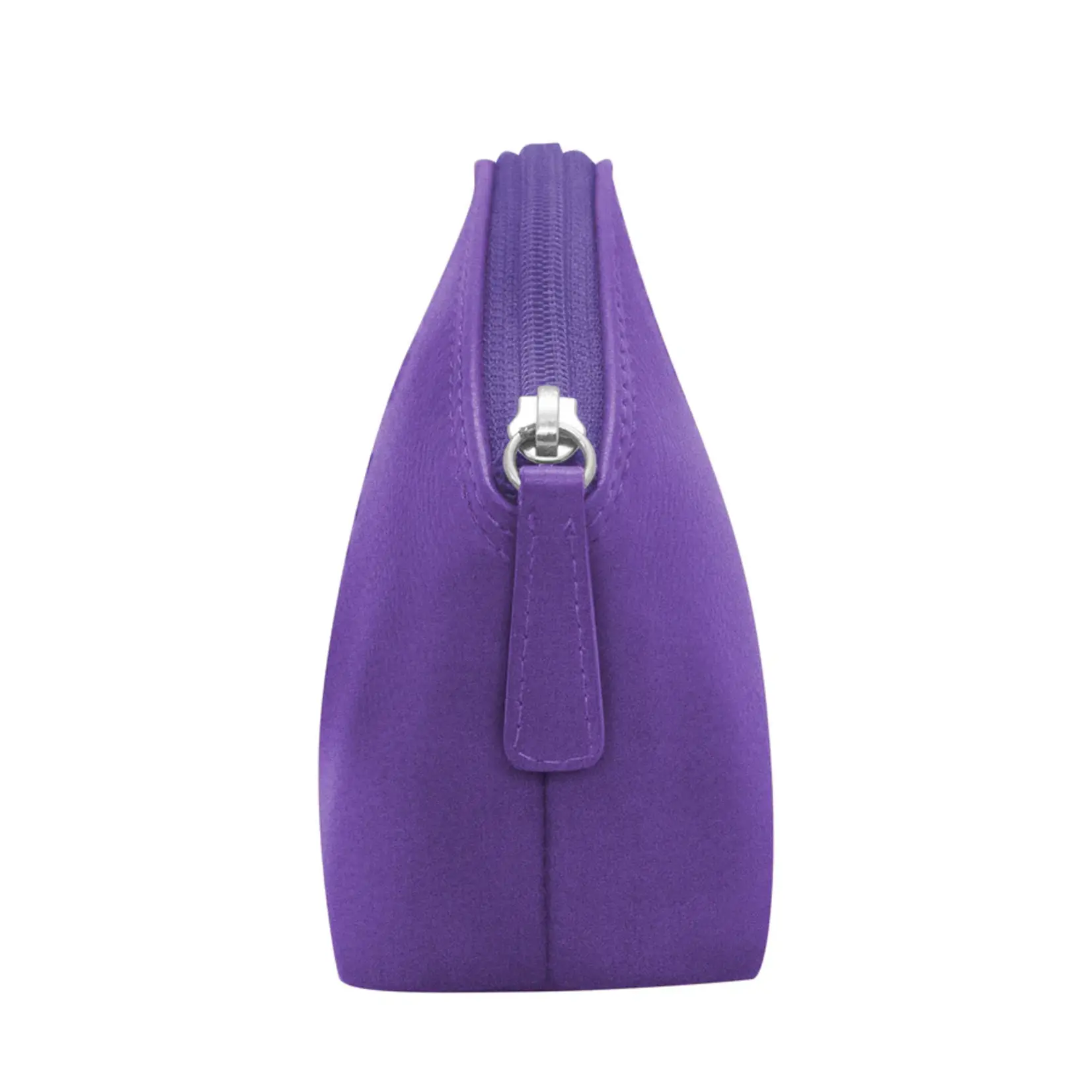 Leather Handbags and Accessories 6480 Purple - Leather Cosmetic Case