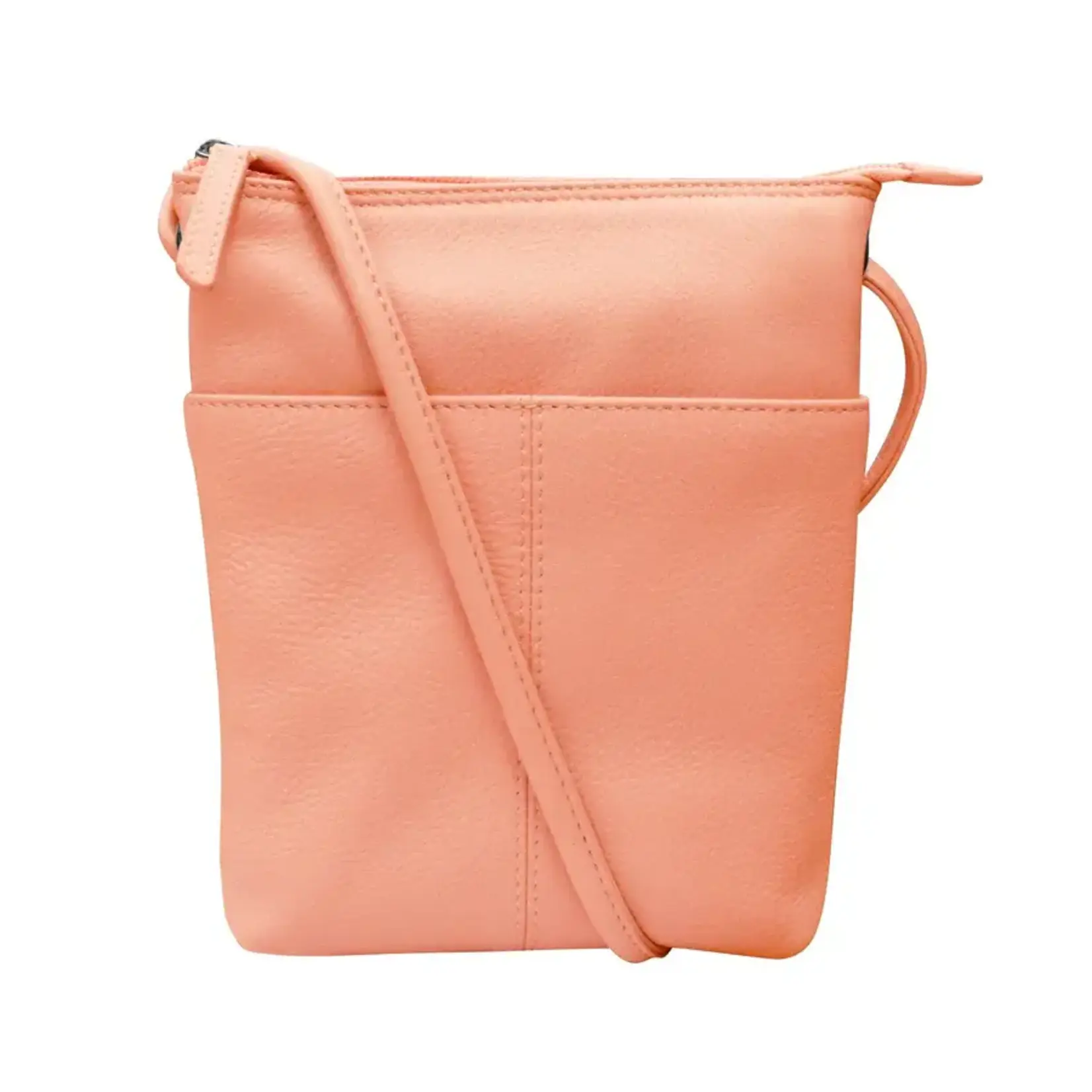 Leather Handbags and Accessories 6662 Peach - Mini Sac
