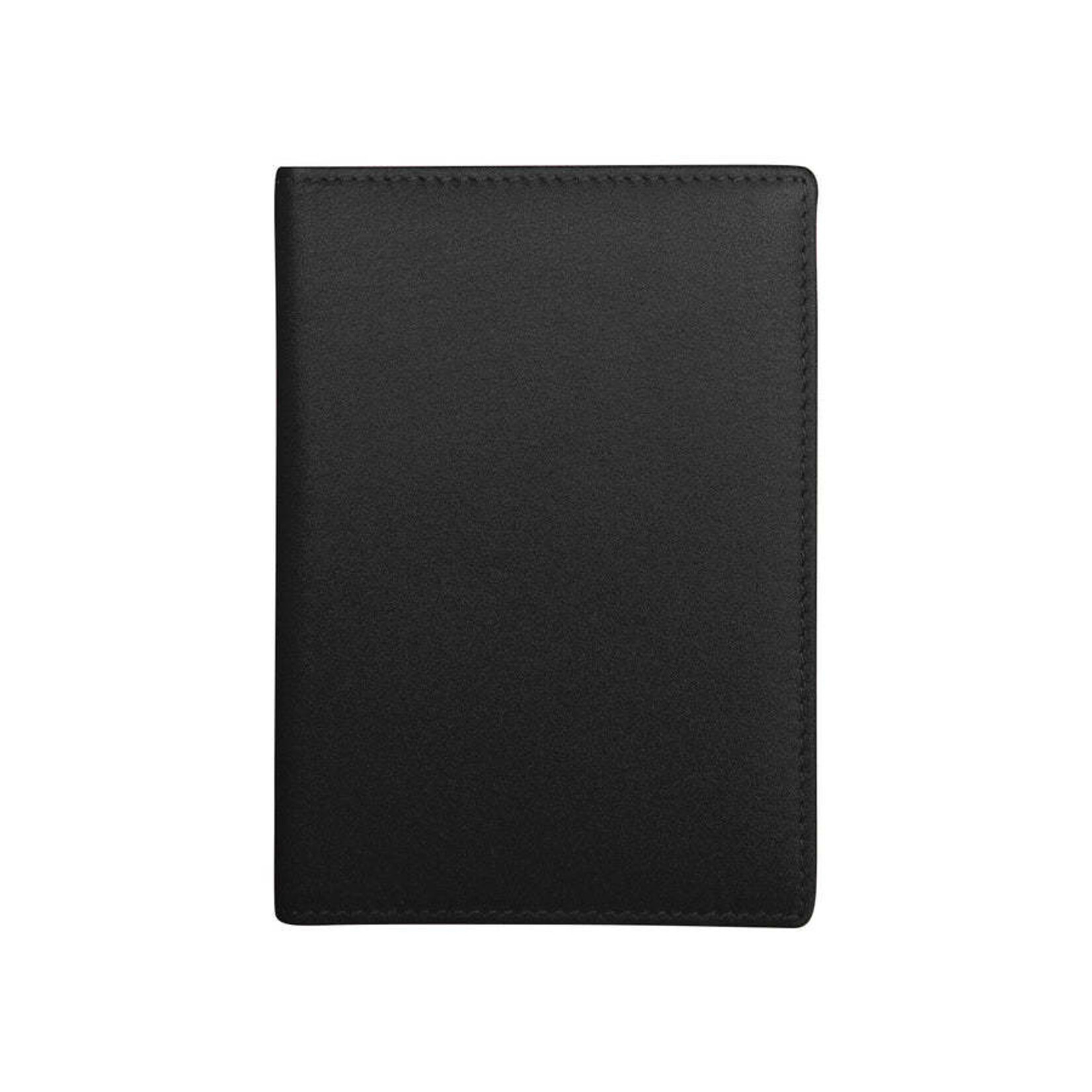 Leather Handbags and Accessories 6753 Black - Passport Wallet