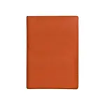 Leather Handbags and Accessories 6753 Orange - Passport Wallet