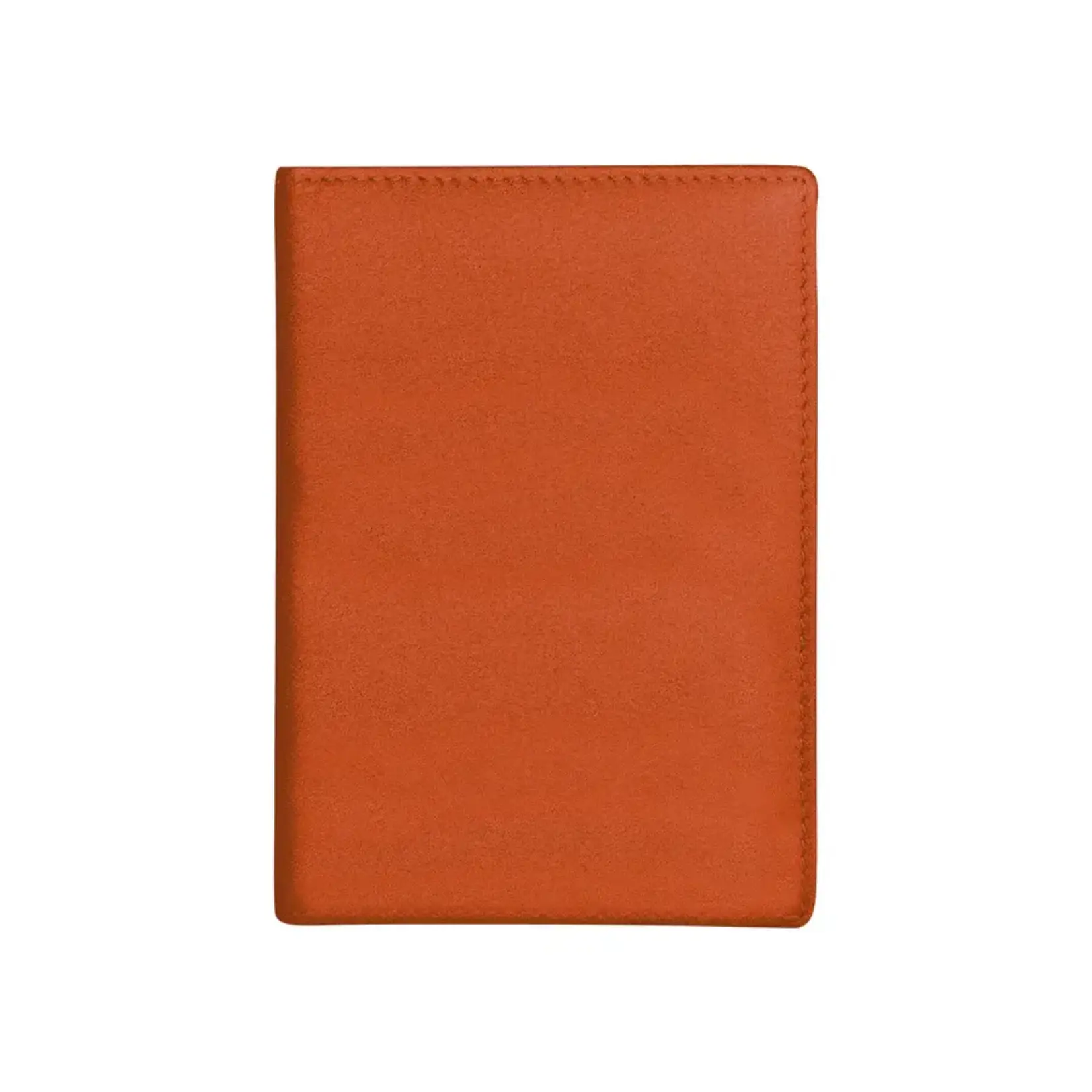 Leather Handbags and Accessories 6753 Orange - Passport Wallet