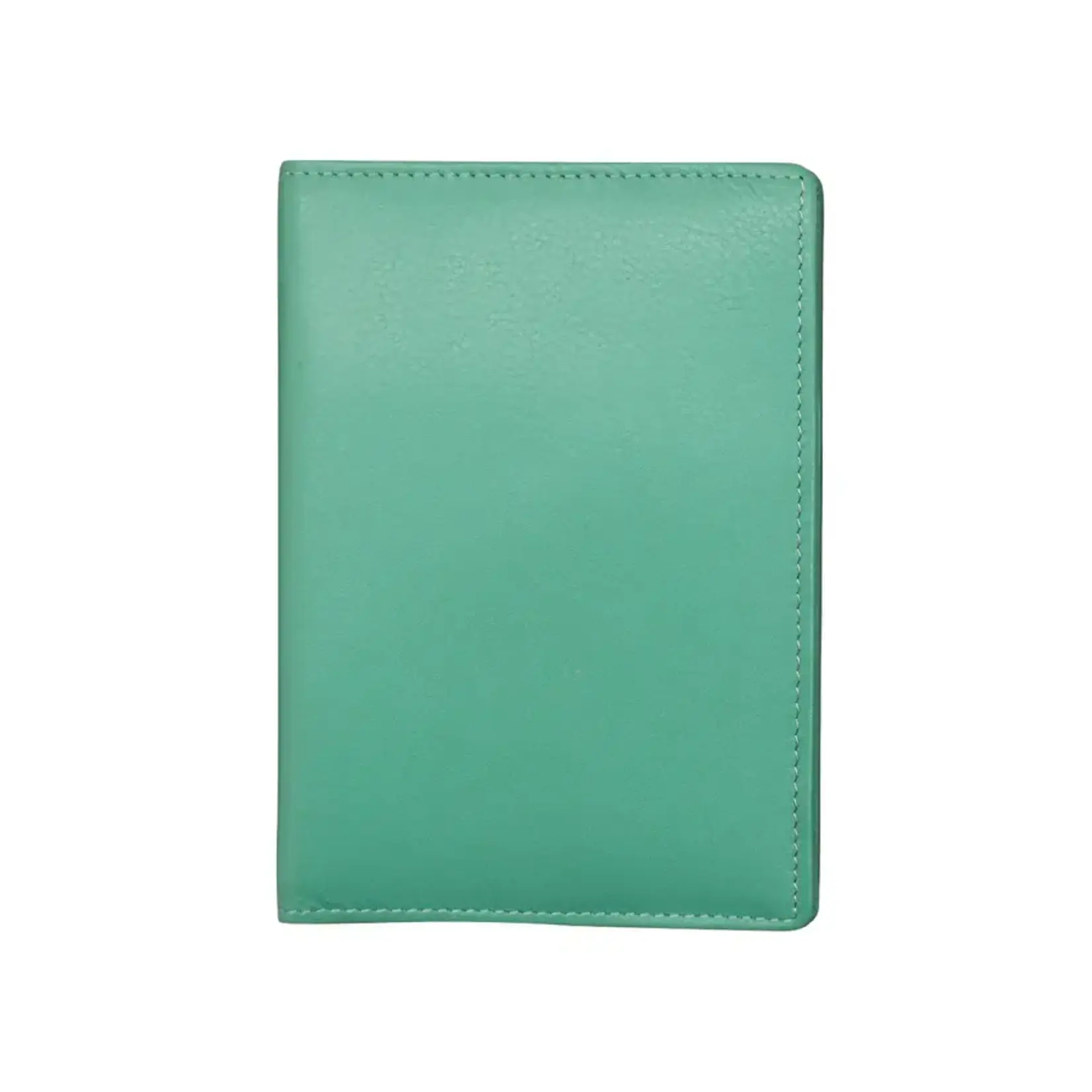 Leather Handbags and Accessories 6753 Turquoise - Passport Wallet