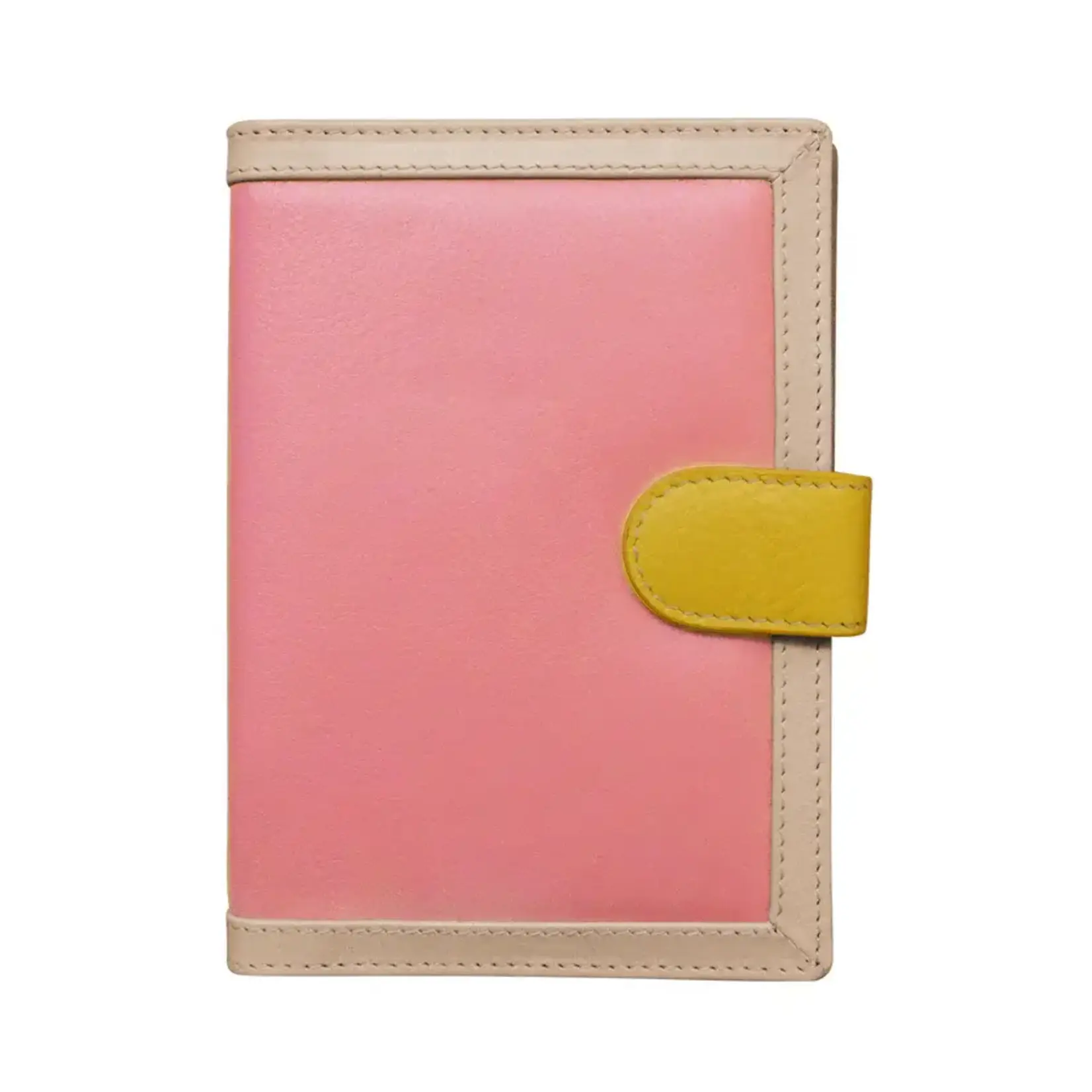 Leather Handbags and Accessories 6755 Pink Rainbow - Passport Wallet