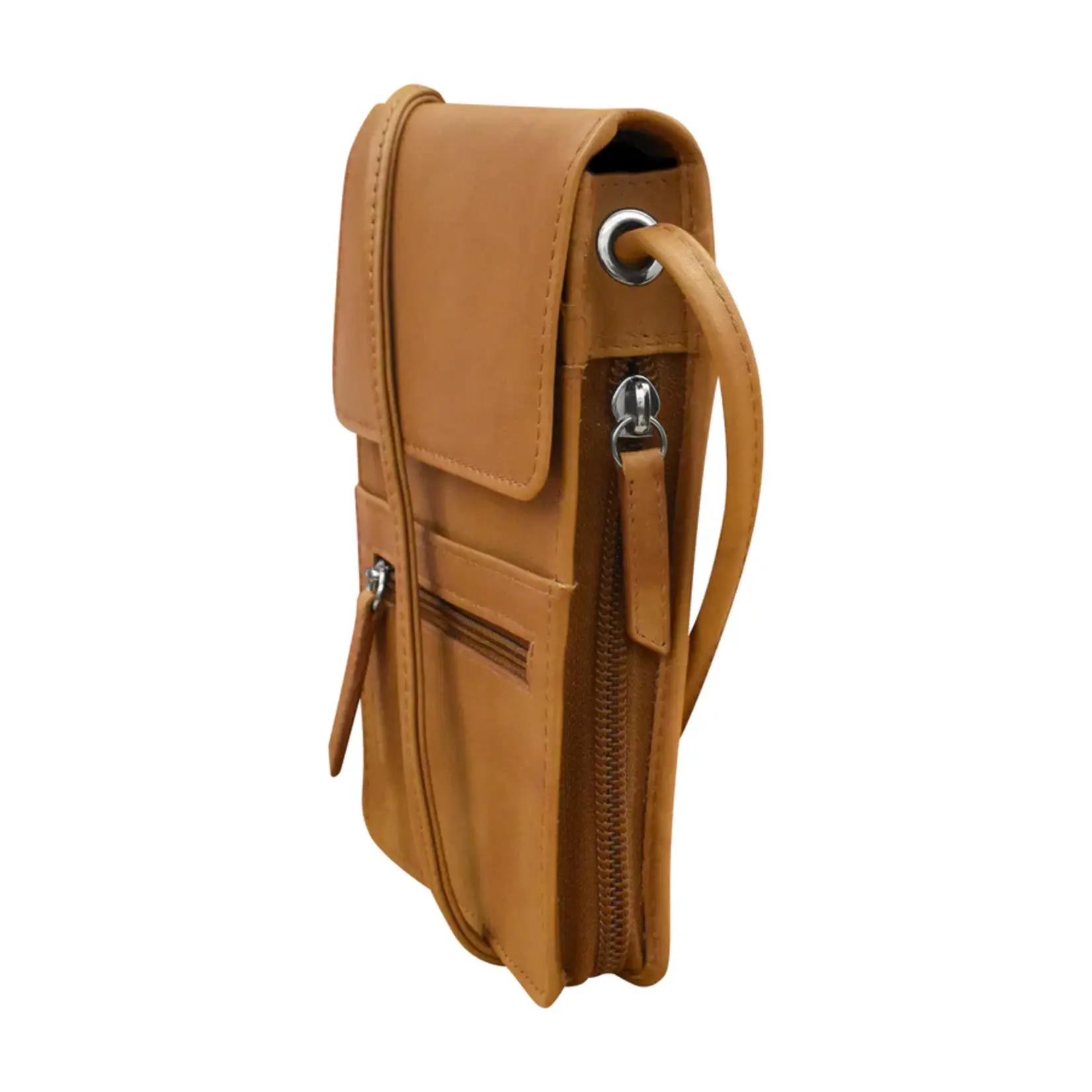 Leather Handbags and Accessories 6827 Antique Saddle - Leather Organizer