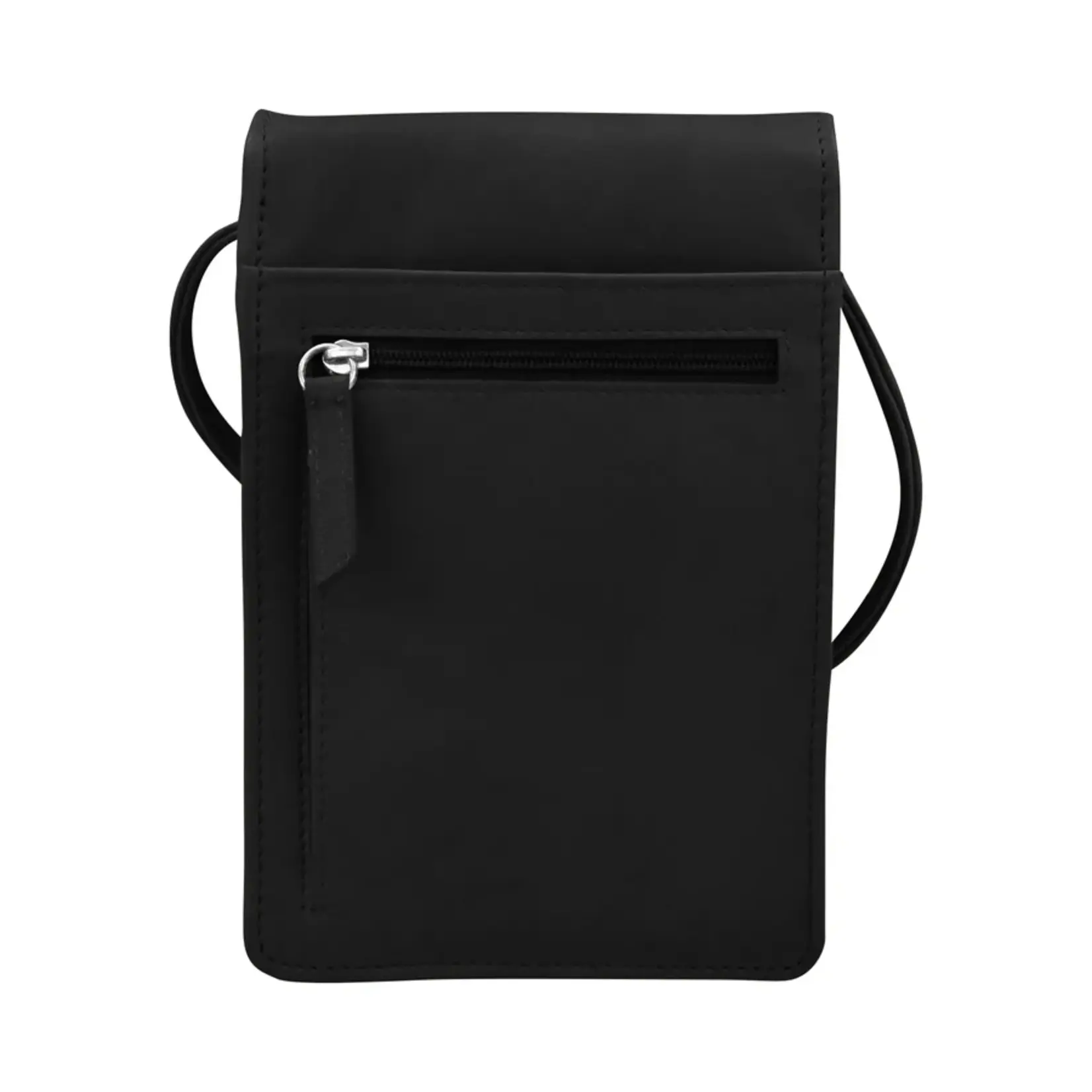 Leather Handbags and Accessories 6827 Black - Leather Organizer