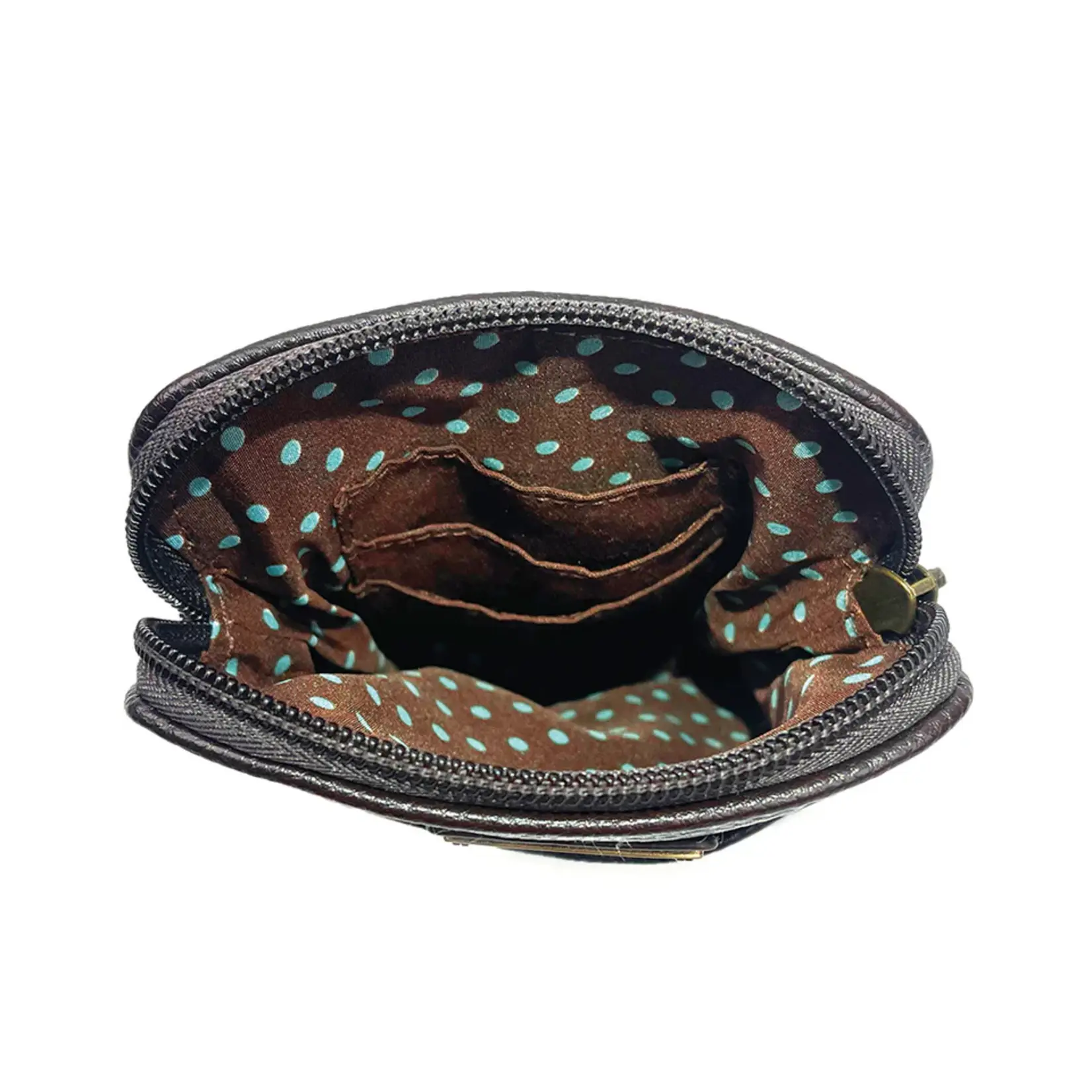 Chala Cell Phone Crossbody - Raccoon With A Cherry
