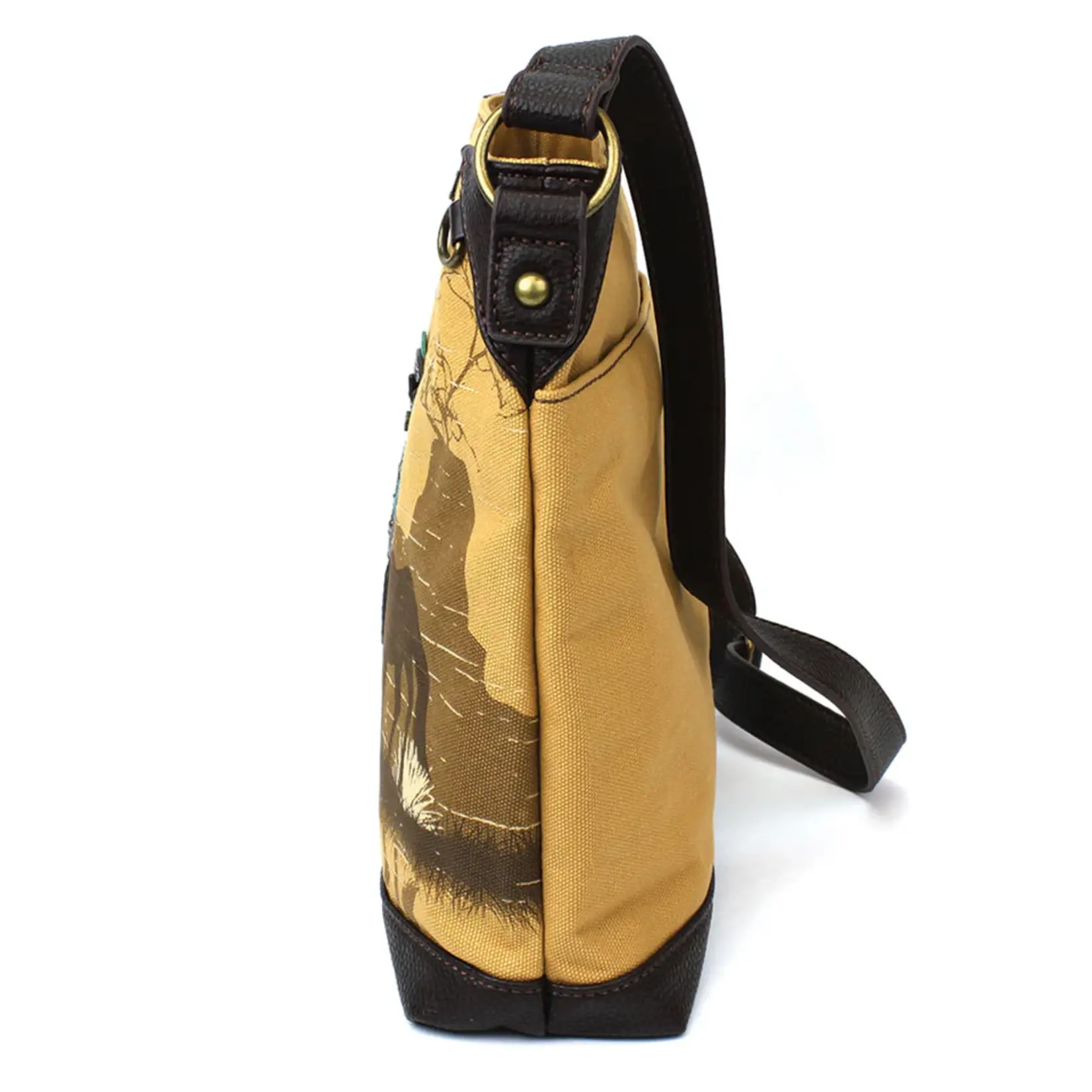 Chala Canvas Crossbody (Brown) - Horse