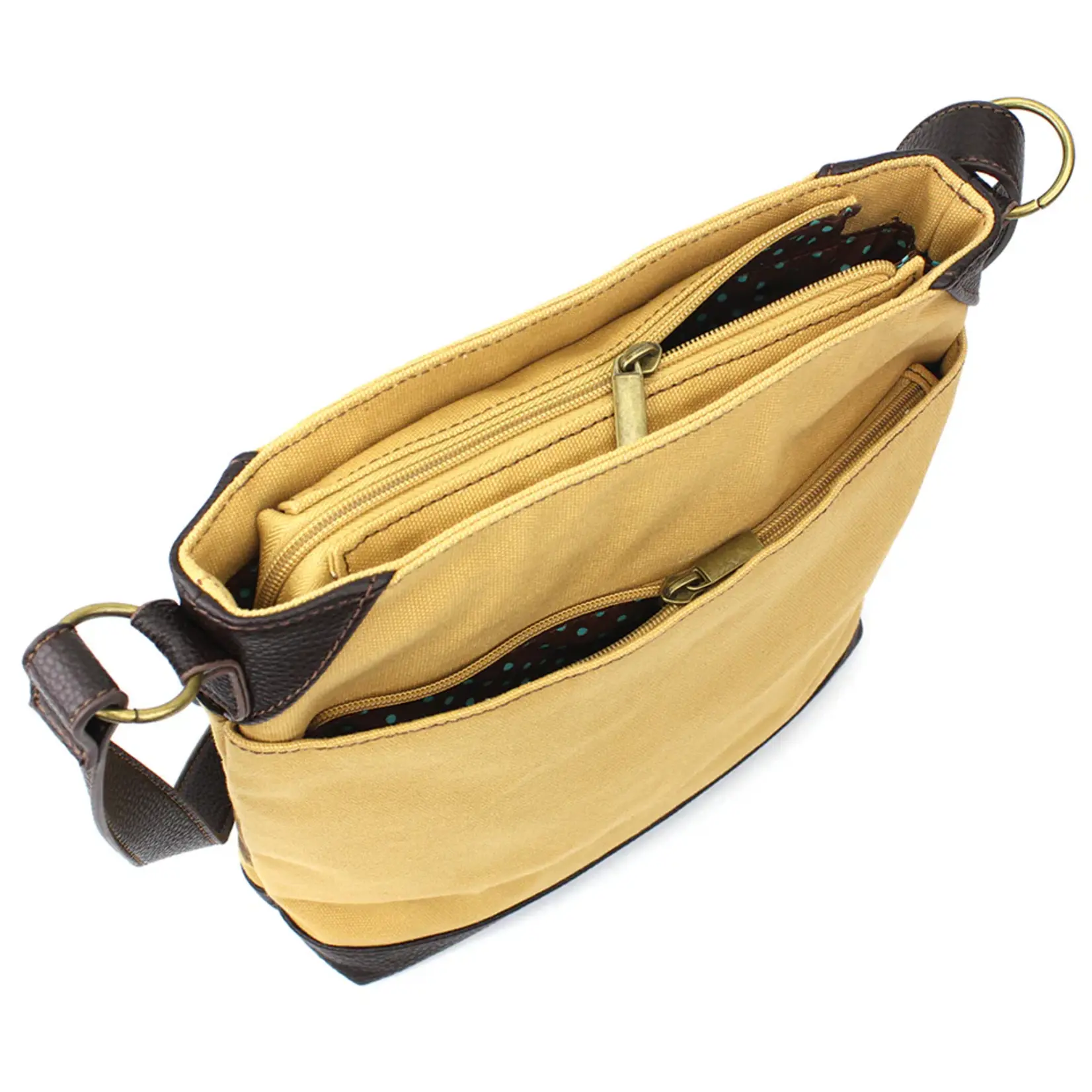 Chala Canvas Crossbody (Brown) - Horse