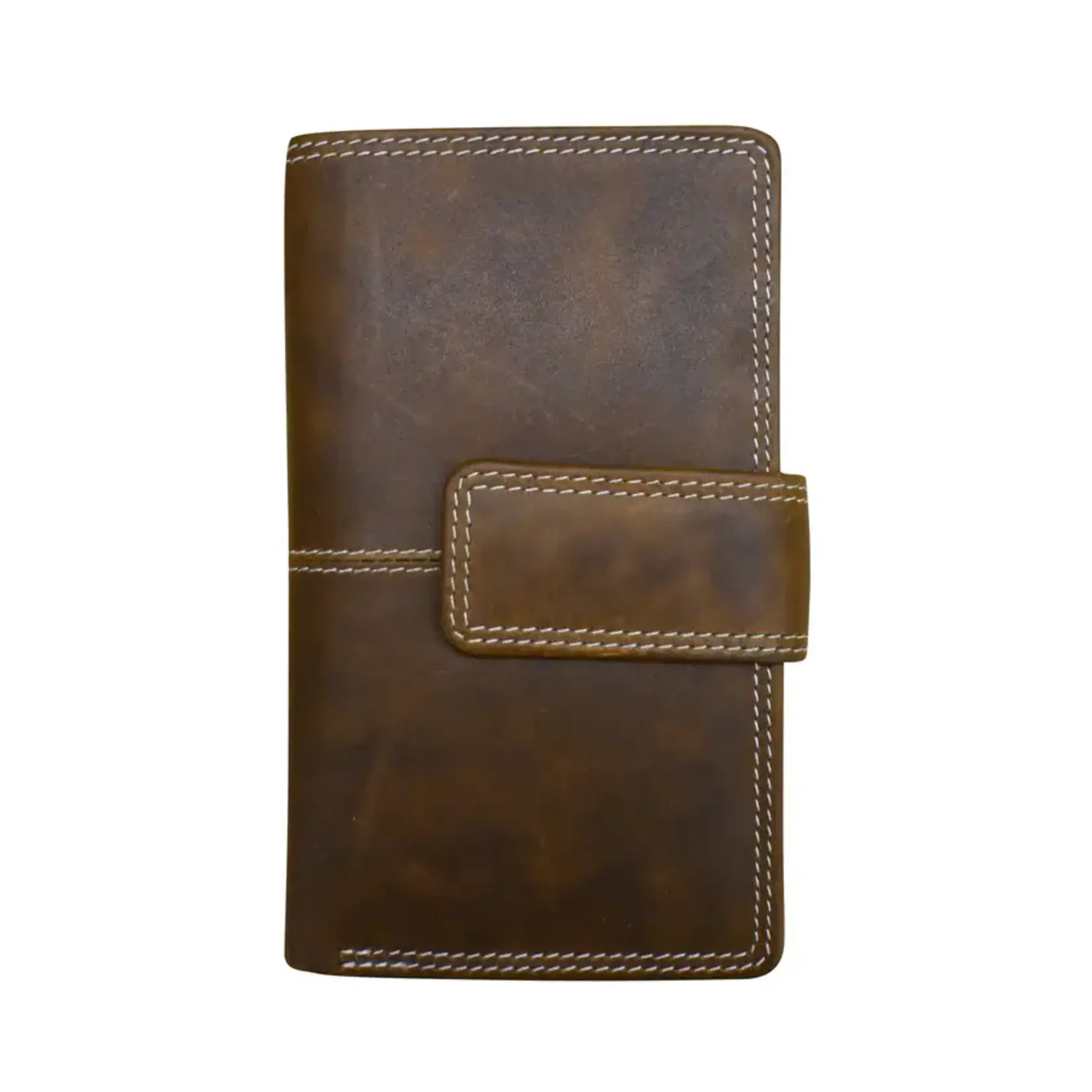 Leather Handbags and Accessories 7826 Rustic Brown - Leather Midi Wallet