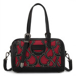 Wrangler WG292-9012BK - Black - Wrangler Horseshoe Cutout Mini Boston Crossbody Bag