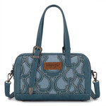Wrangler WG292-9012JN - Jean - Wrangler Horseshoe Cutout Mini Boston Crossbody Bag