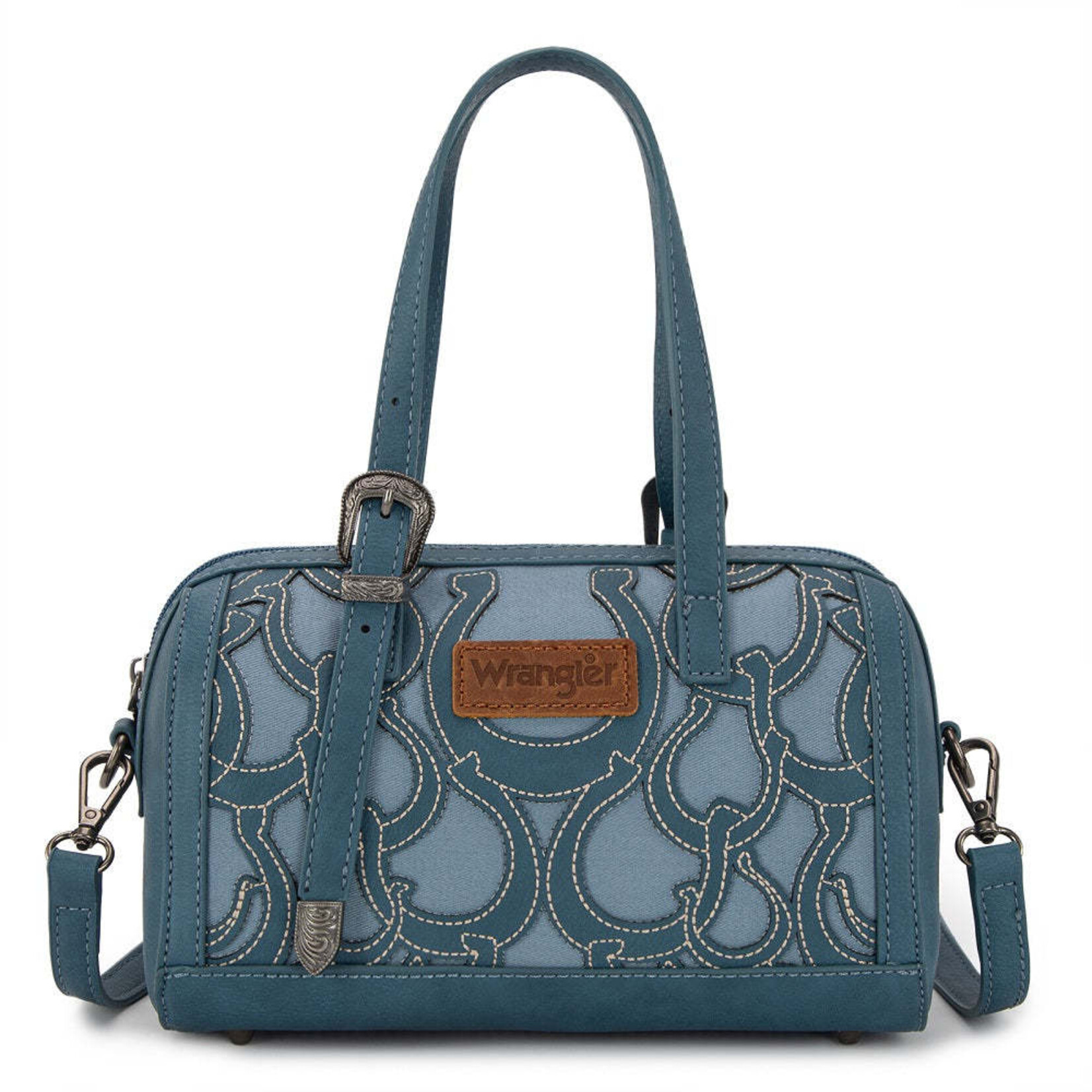 Wrangler WG292-9012JN - Jean - Wrangler Horseshoe Cutout Mini Boston Crossbody Bag