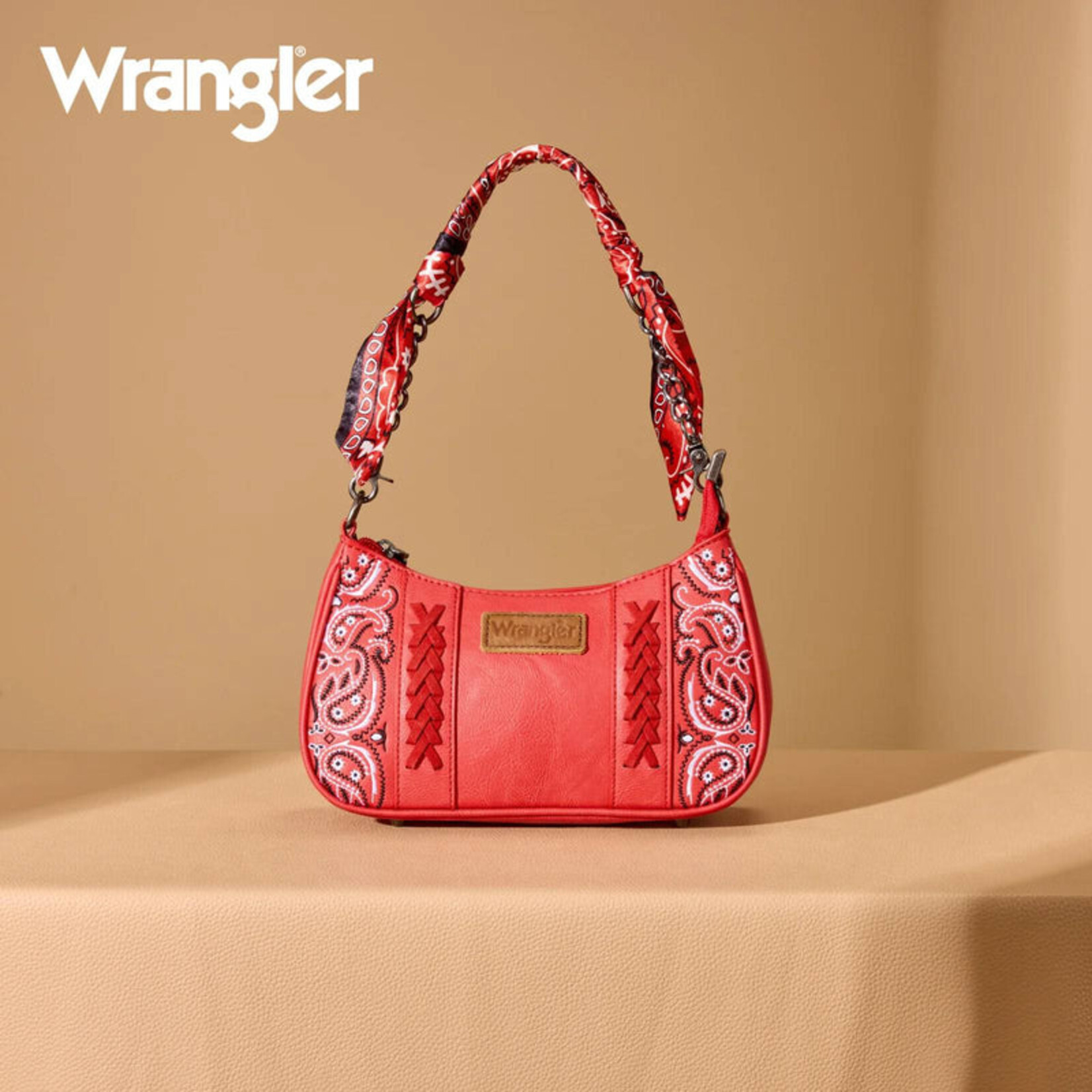 Wrangler WG331-818RD - Red - Wrangler Hobo Bag/Shoulder Handbag