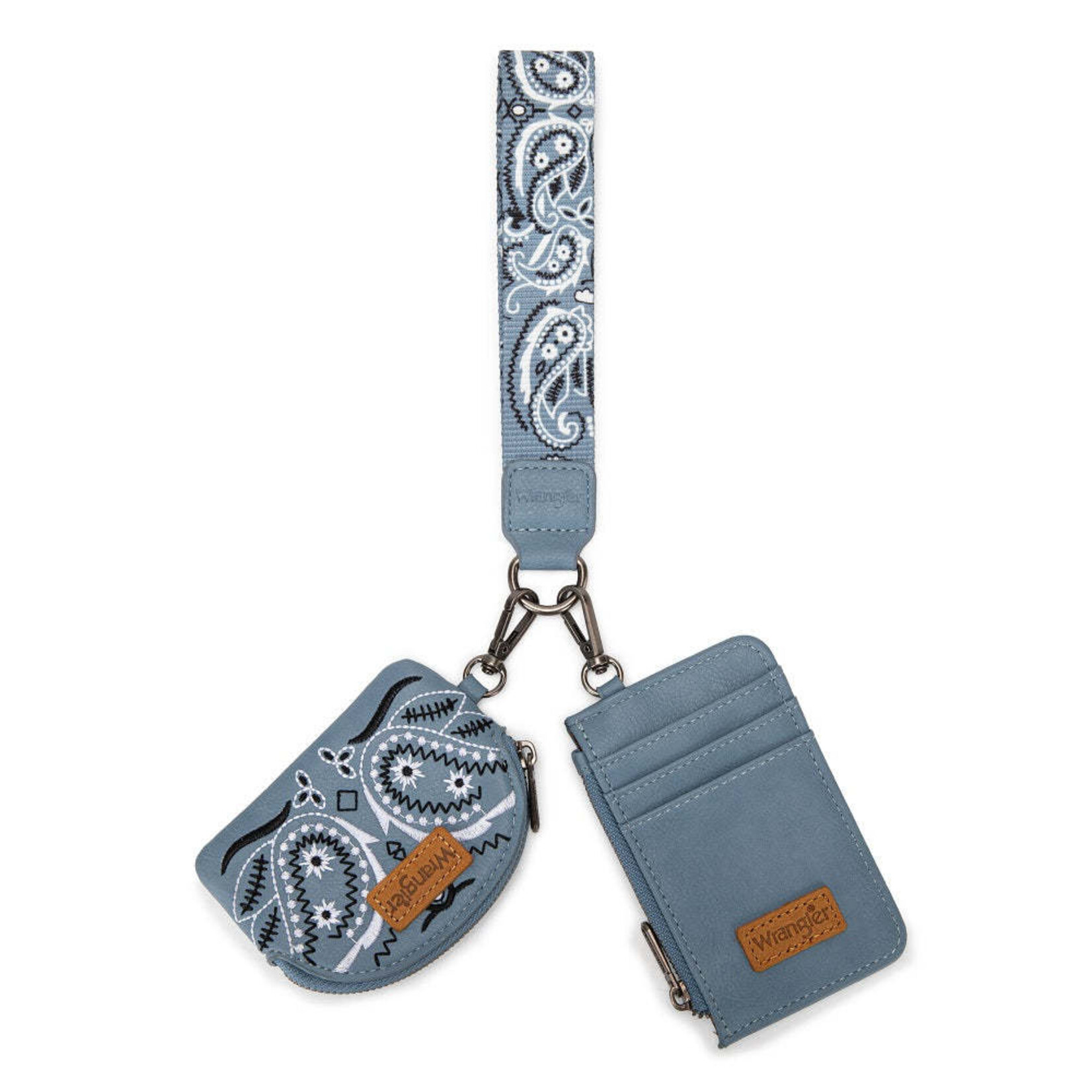 Wrangler WG331-W0051JN - Jean - Wrangler Paisley RFID Blocking Card Coin Pouch Set
