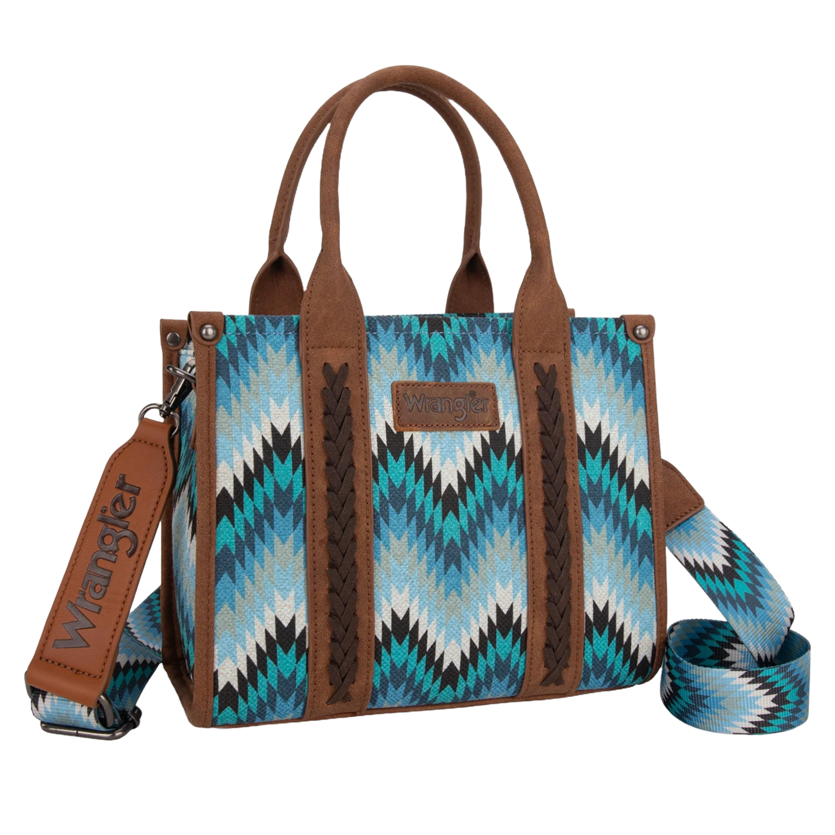 Wrangler WG2211-8120SJN - Jean - Wrangler Ladies Southwestern Pattern Dual Sided Print Bag