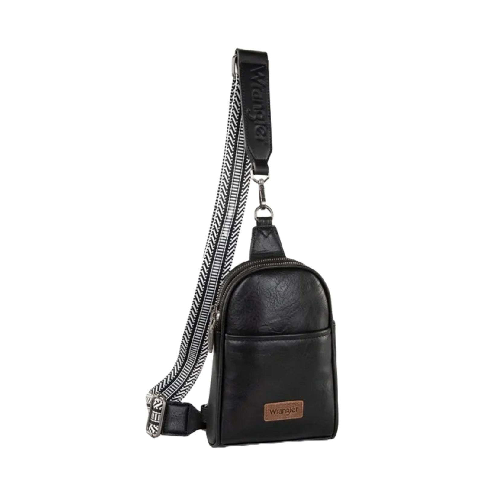 Wrangler WG87-227BK- Black - Wrangler Sling Bag/Crossbody
