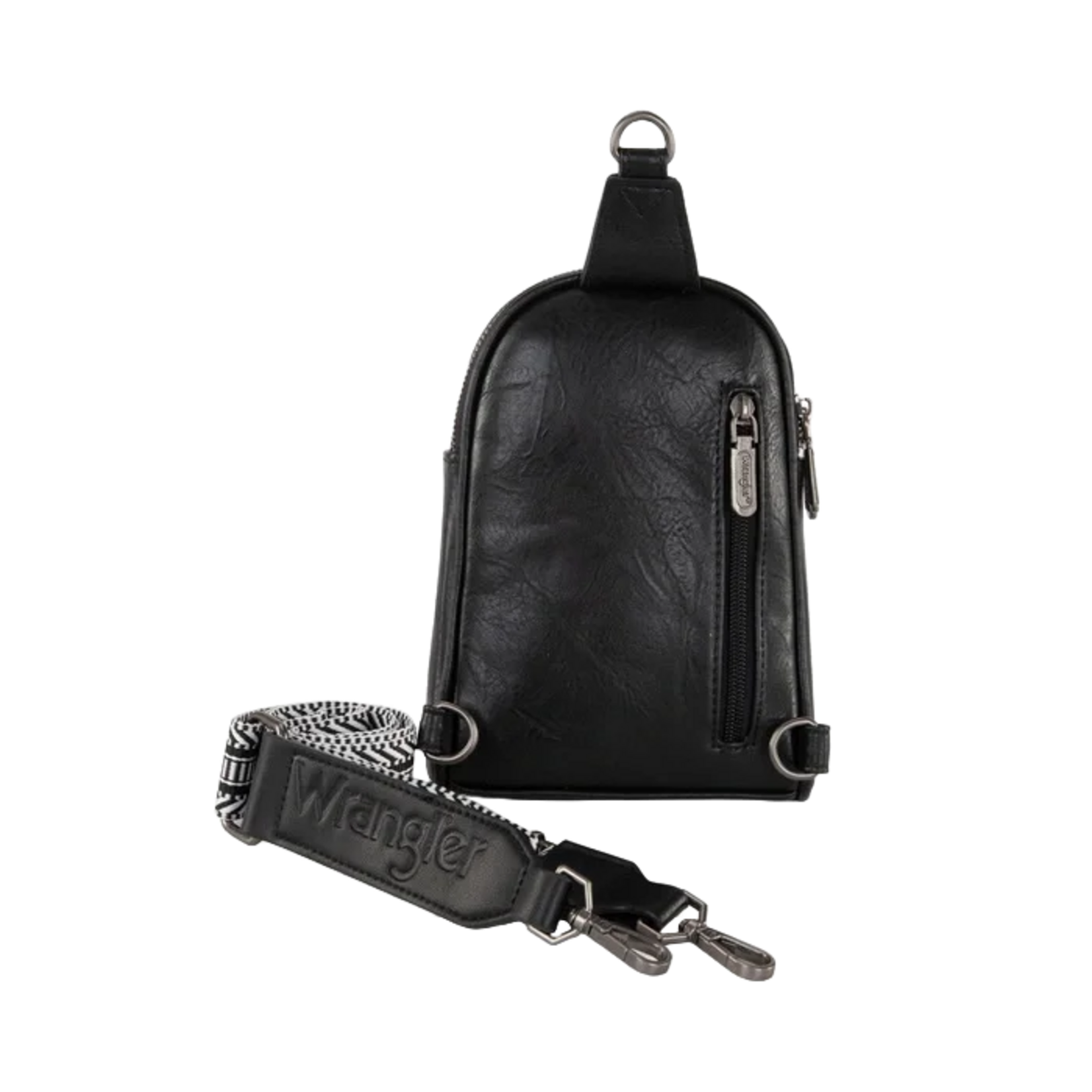 Wrangler WG87-227BK- Black - Wrangler Sling Bag/Crossbody